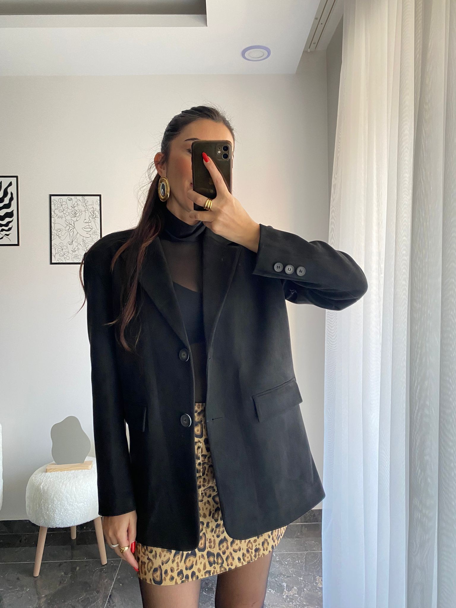 Süet Blazer Ceket