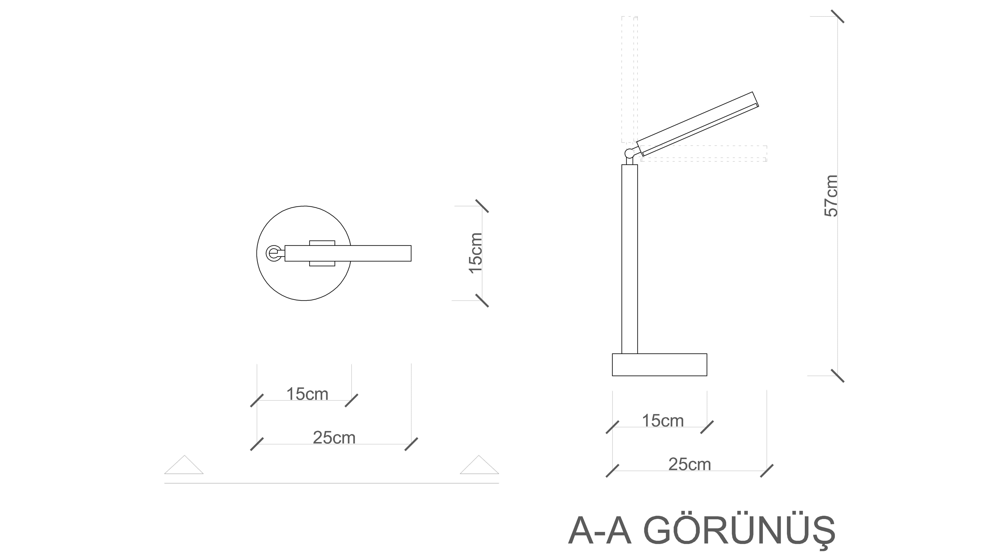 Led Masa Lambası FOCUS TR5A024 35cm
