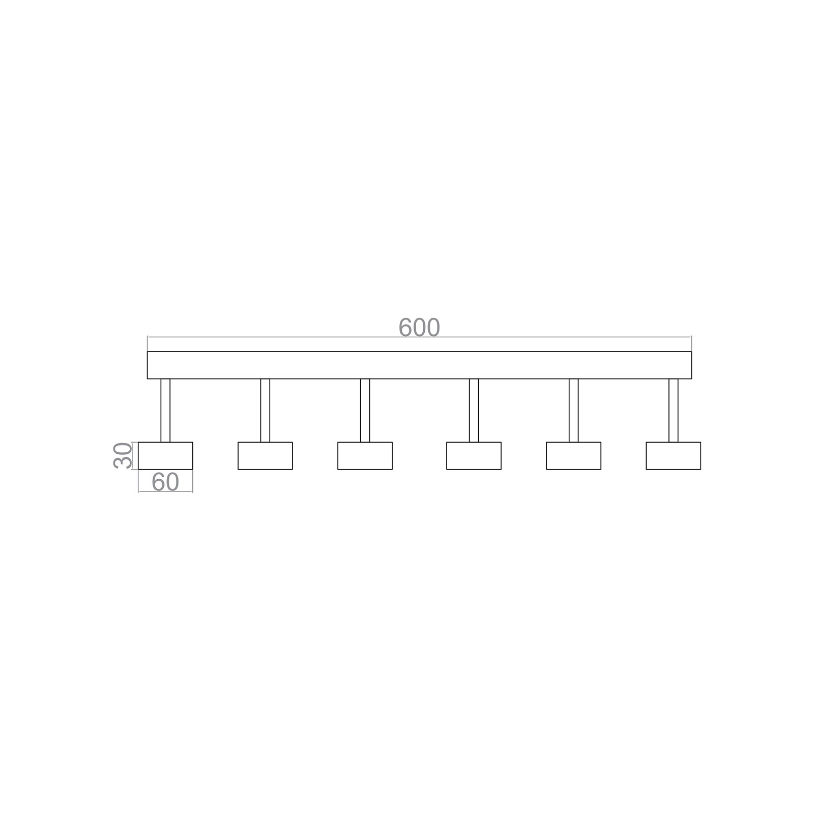 Led Avize Sarkıt MINI VERRE TR2A050 60cm