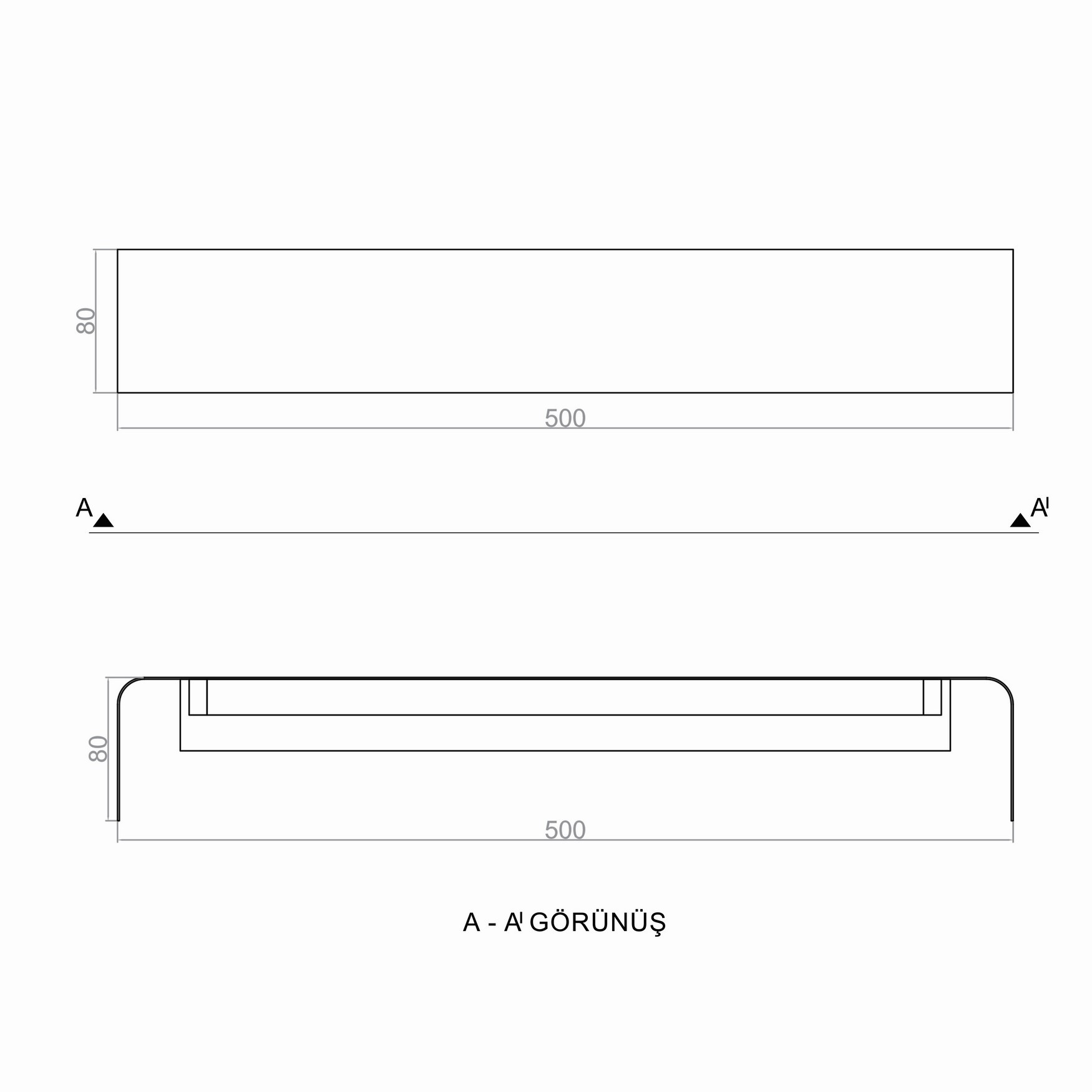 RUBAN LED Wall Light TRA74125 50cm 