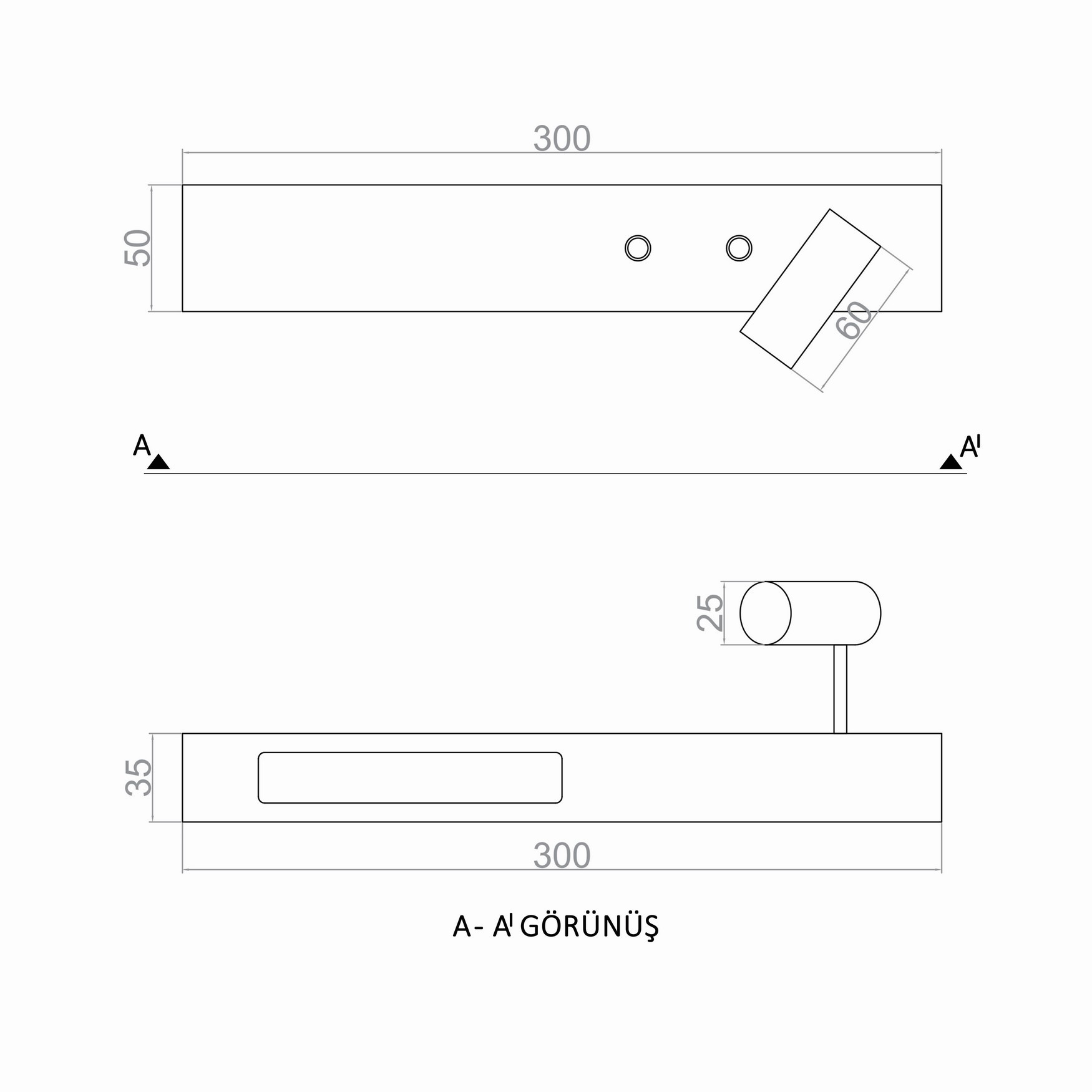 PIXAR LED Wall Light TRA74225 30*5cm 