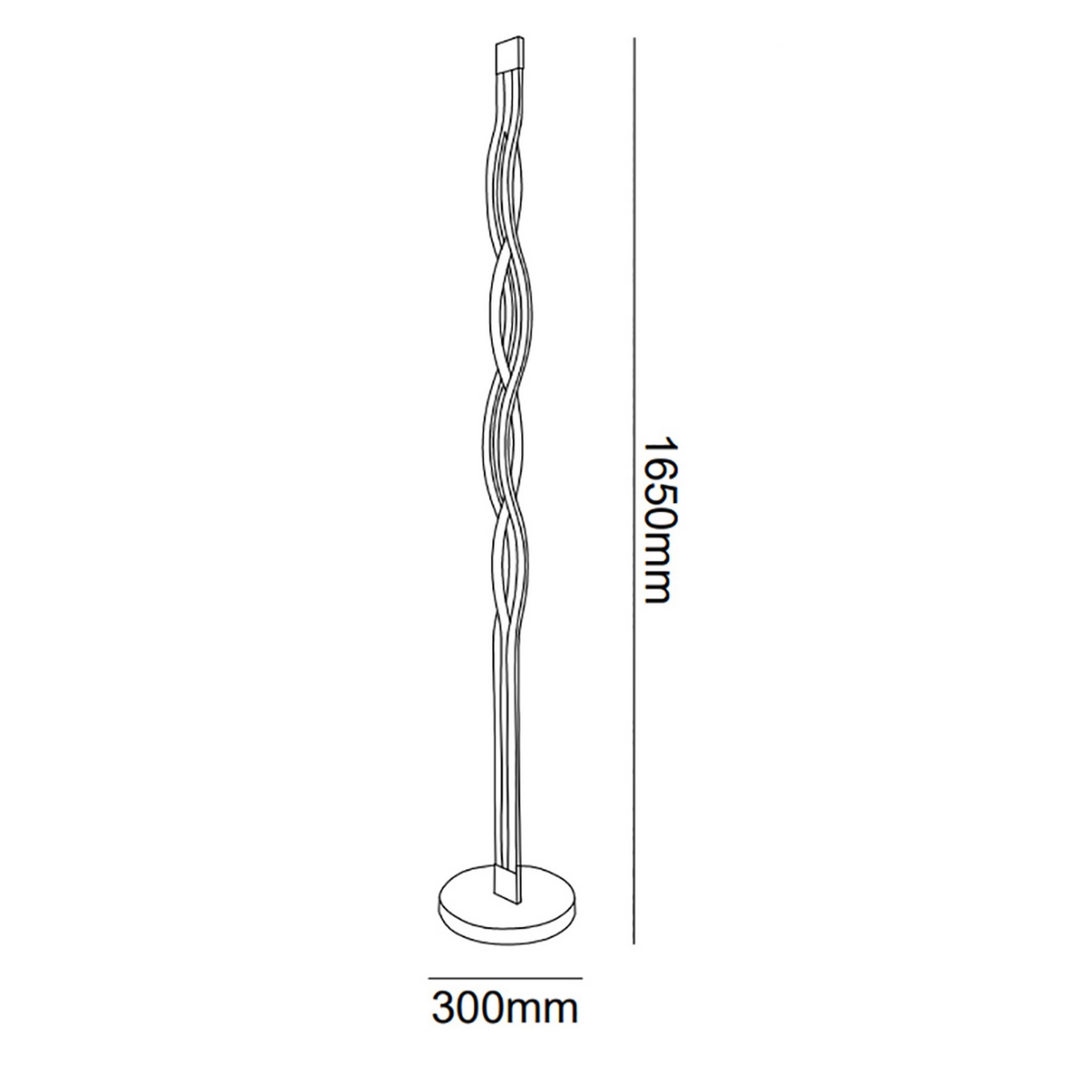 OPPOSITE LED Floor Lamp TRA20093 165cm  