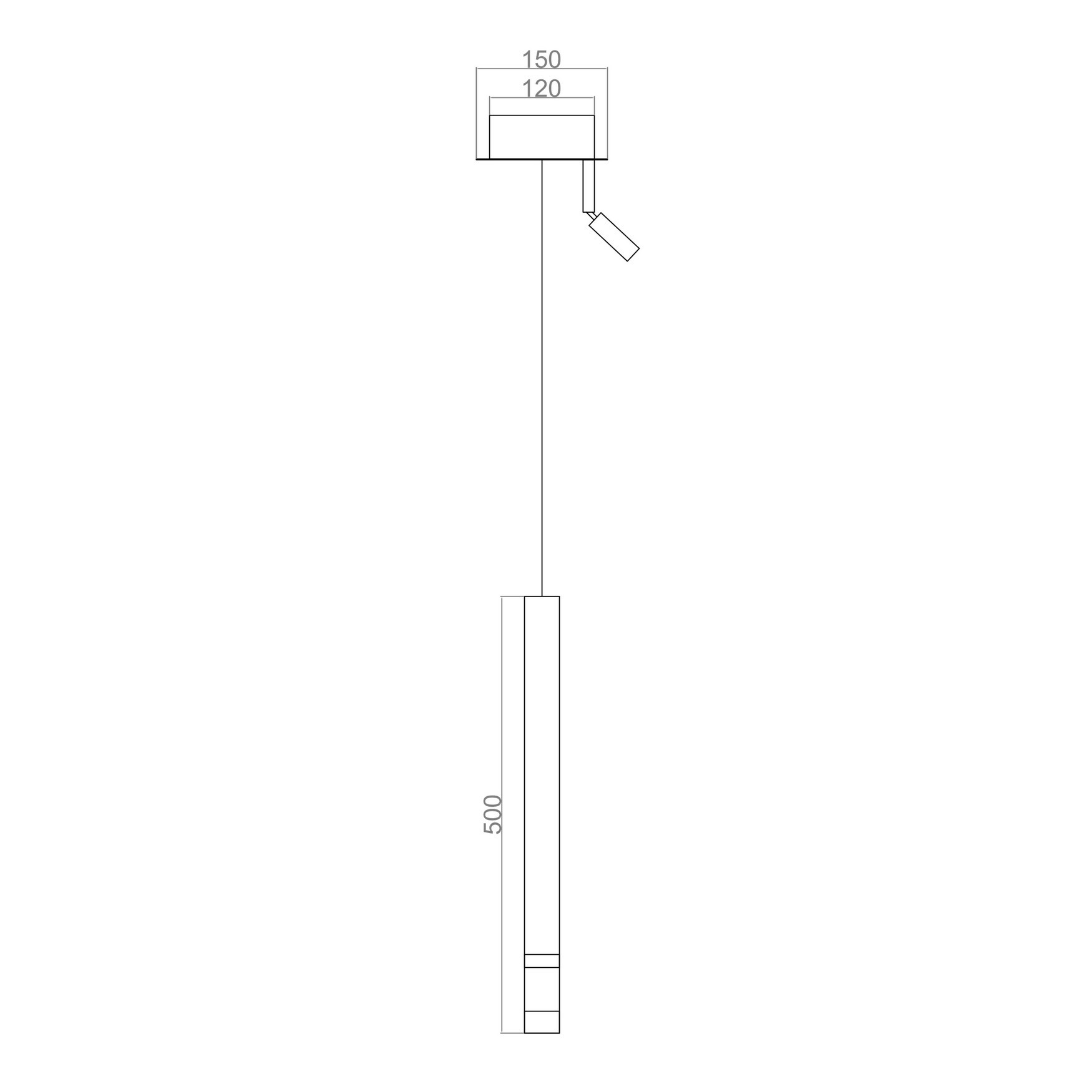 Led Avize Sarkıt TUBO2 MAX TR1A137 45cm ///çift ürün
