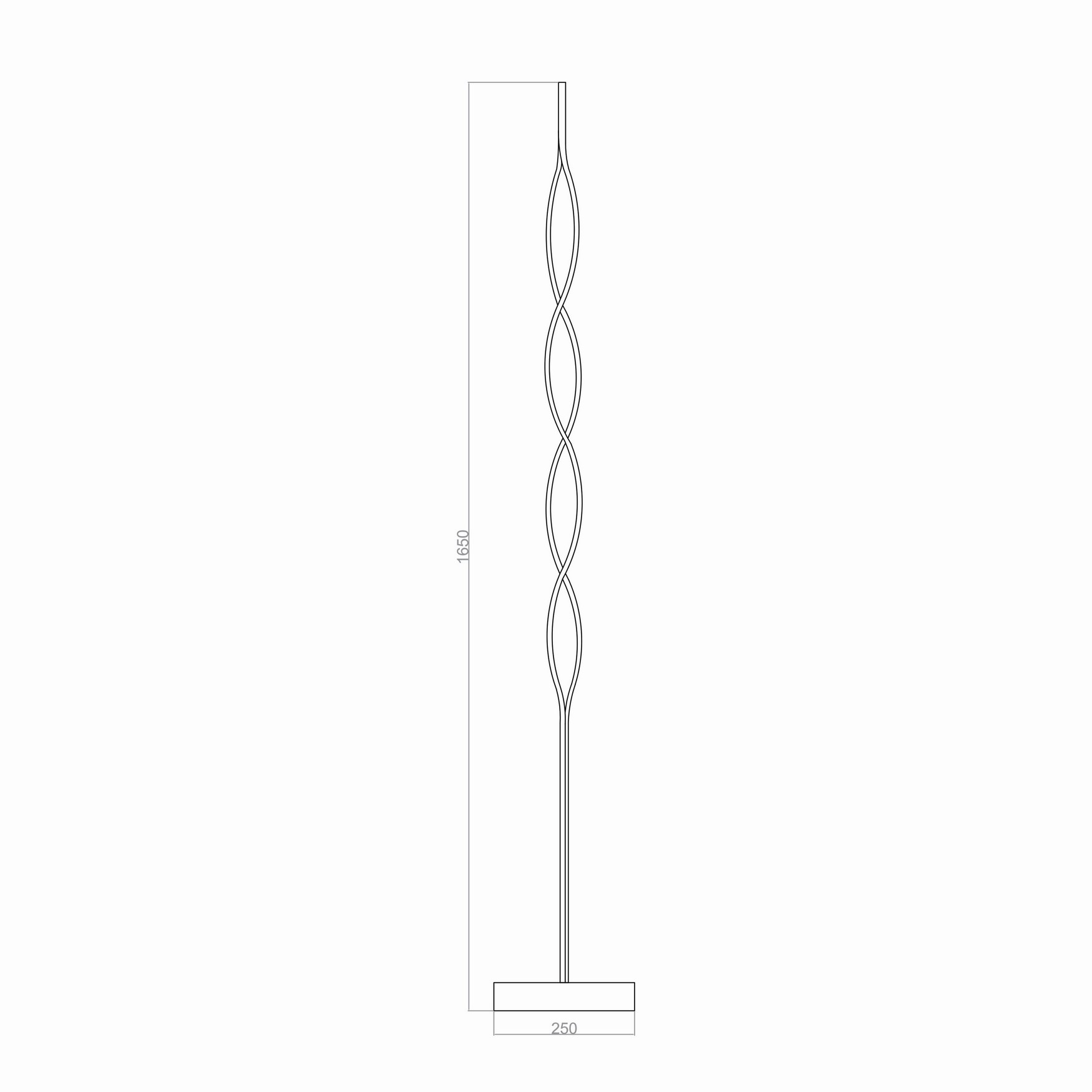 OPPOSITE LED Floor Lamp TRA20092 165cm  