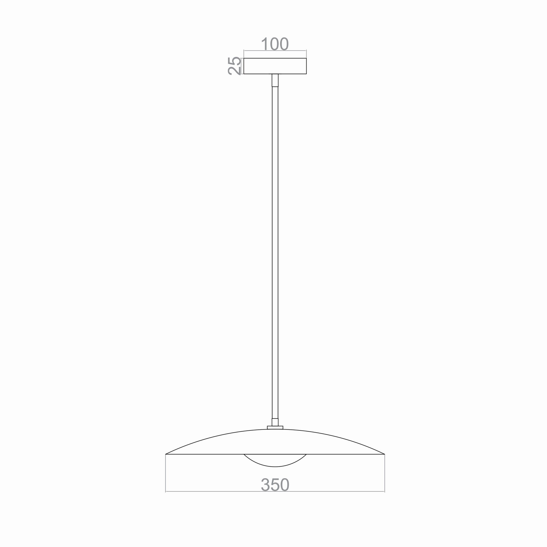 Led Avize Sarkıt PIIP TR1A131 Ø35cm