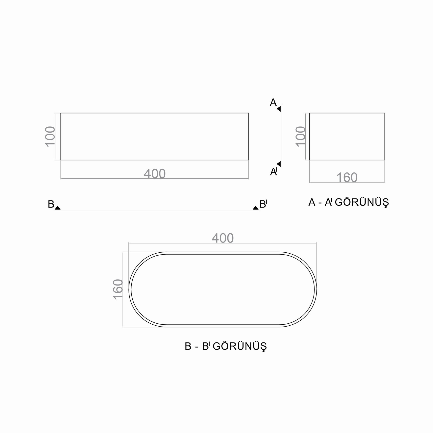 ELİPS 7DRUM LED Ceiling Light TRA34101P 40*16cm 