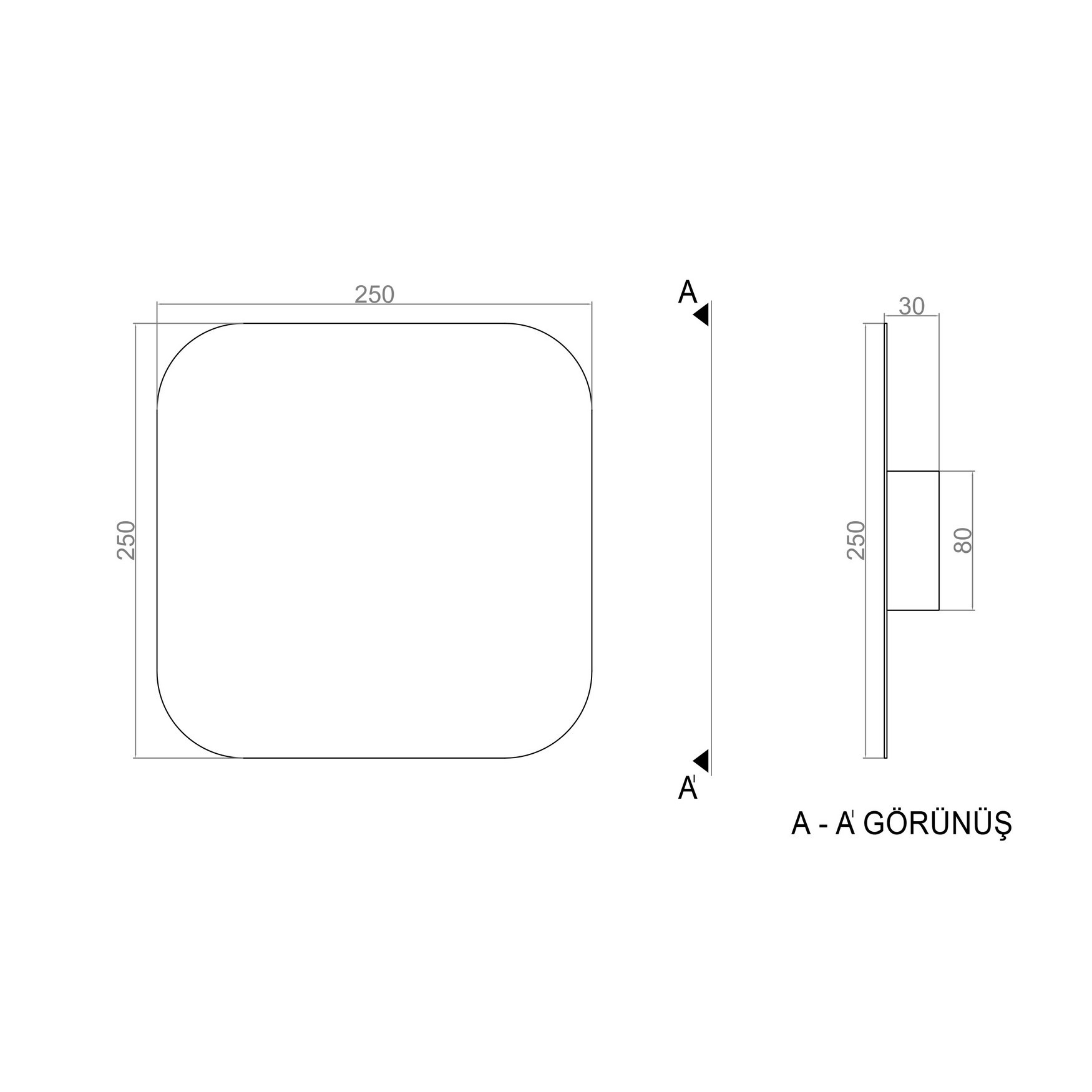 LUNAR ECLIPSE MAX LED Wall Light TRA74251 25*25cm