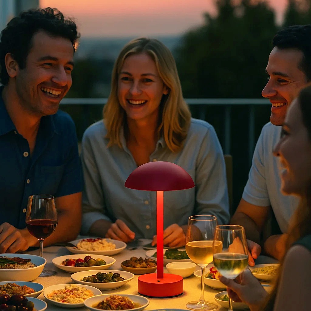 Led Şarjlı Masa Lambası MUSHROOM TR5A023 29cm