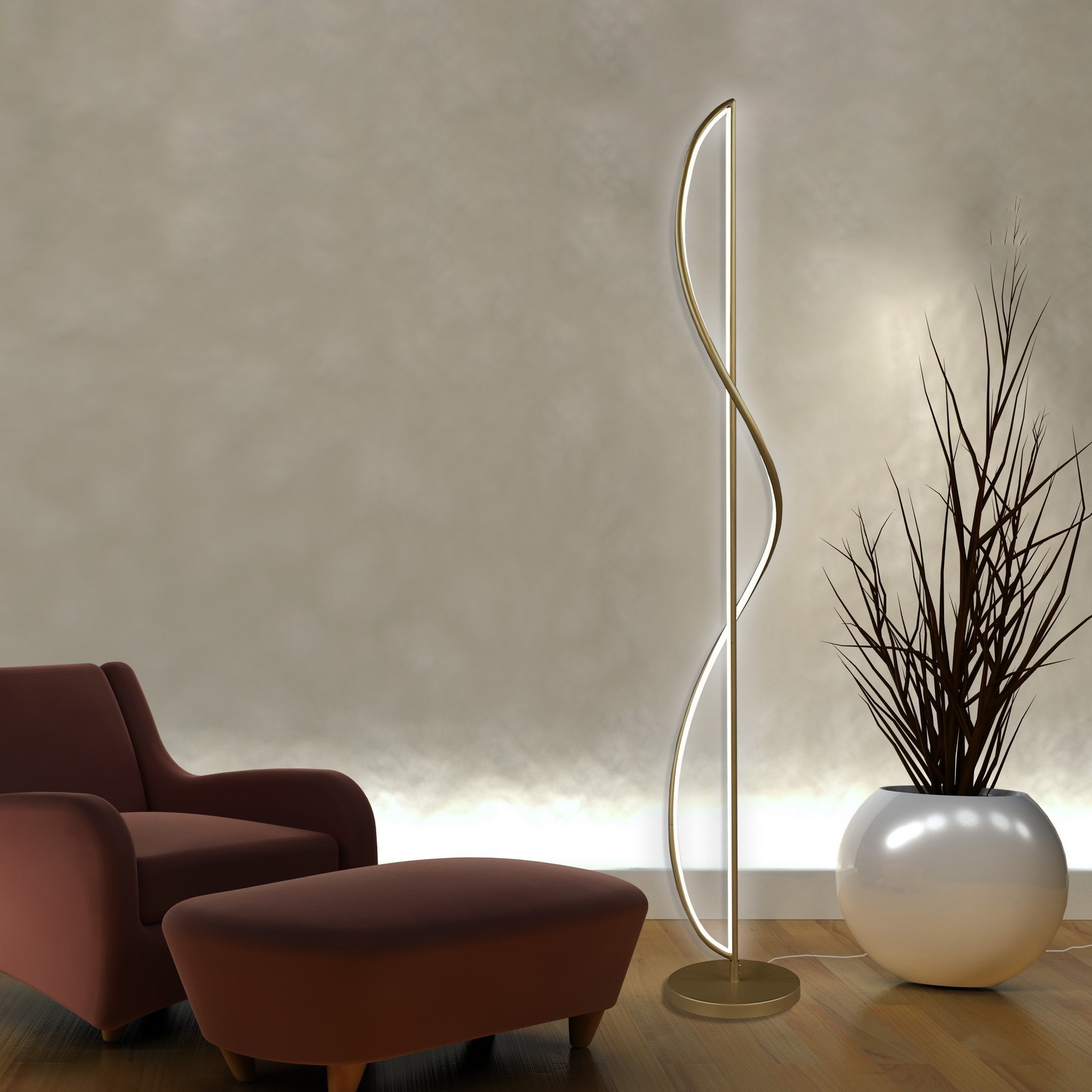 SINUS LED Floor Lamp TRA20025 170cm  