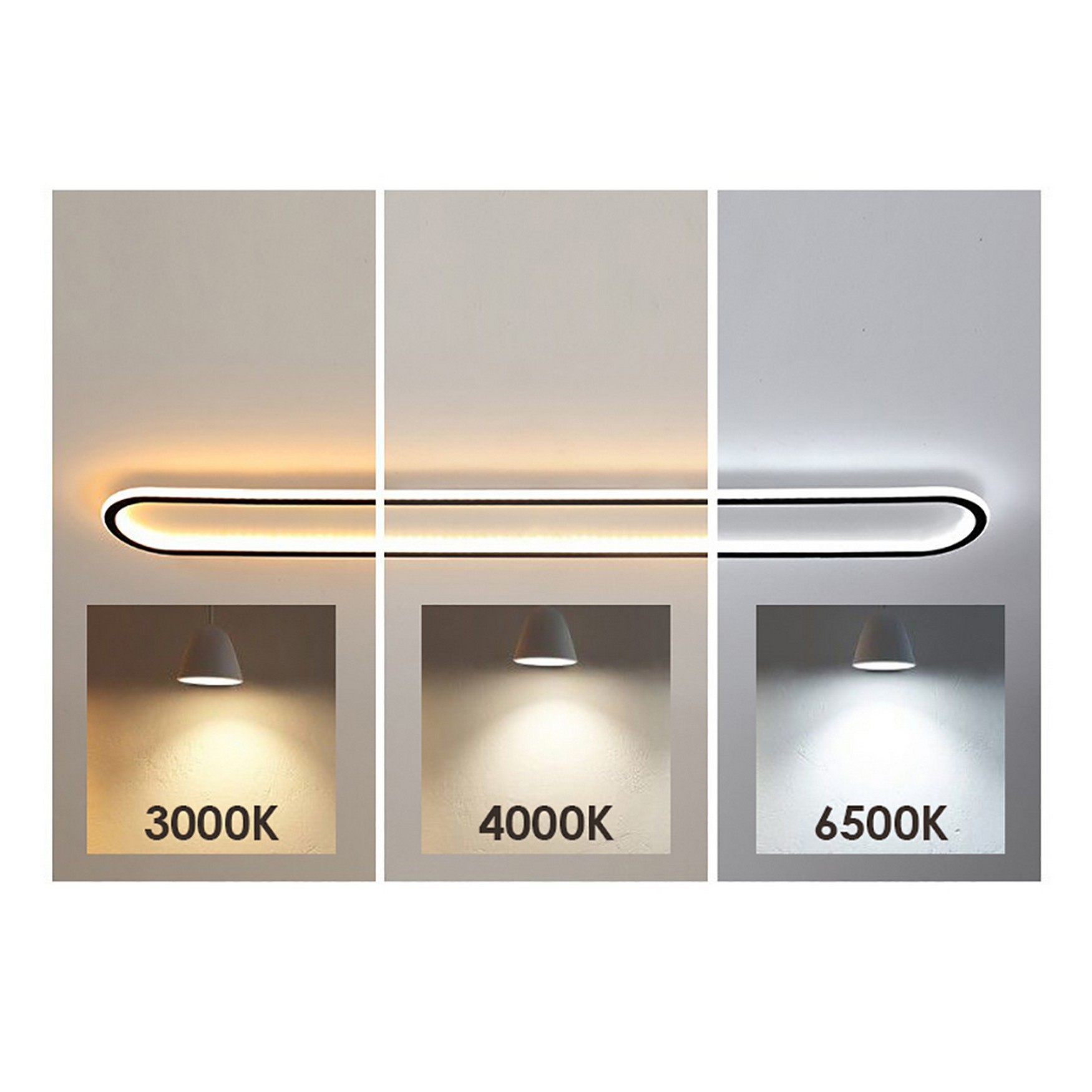 BASIS LED Ceiling Light TRA54111 120*16cm 