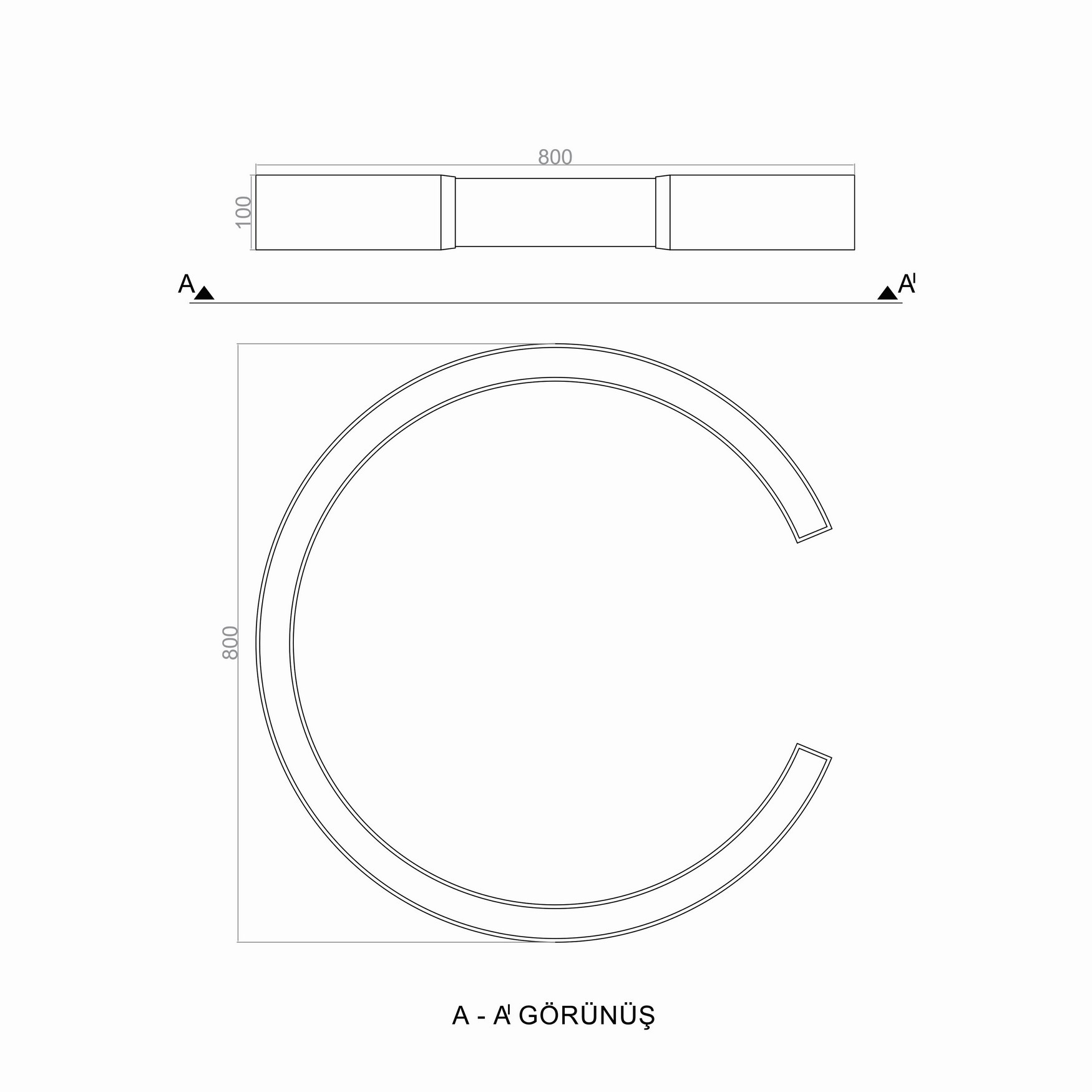 Led Avize Plafonyer C TIEN TR2A059B Ø80cm