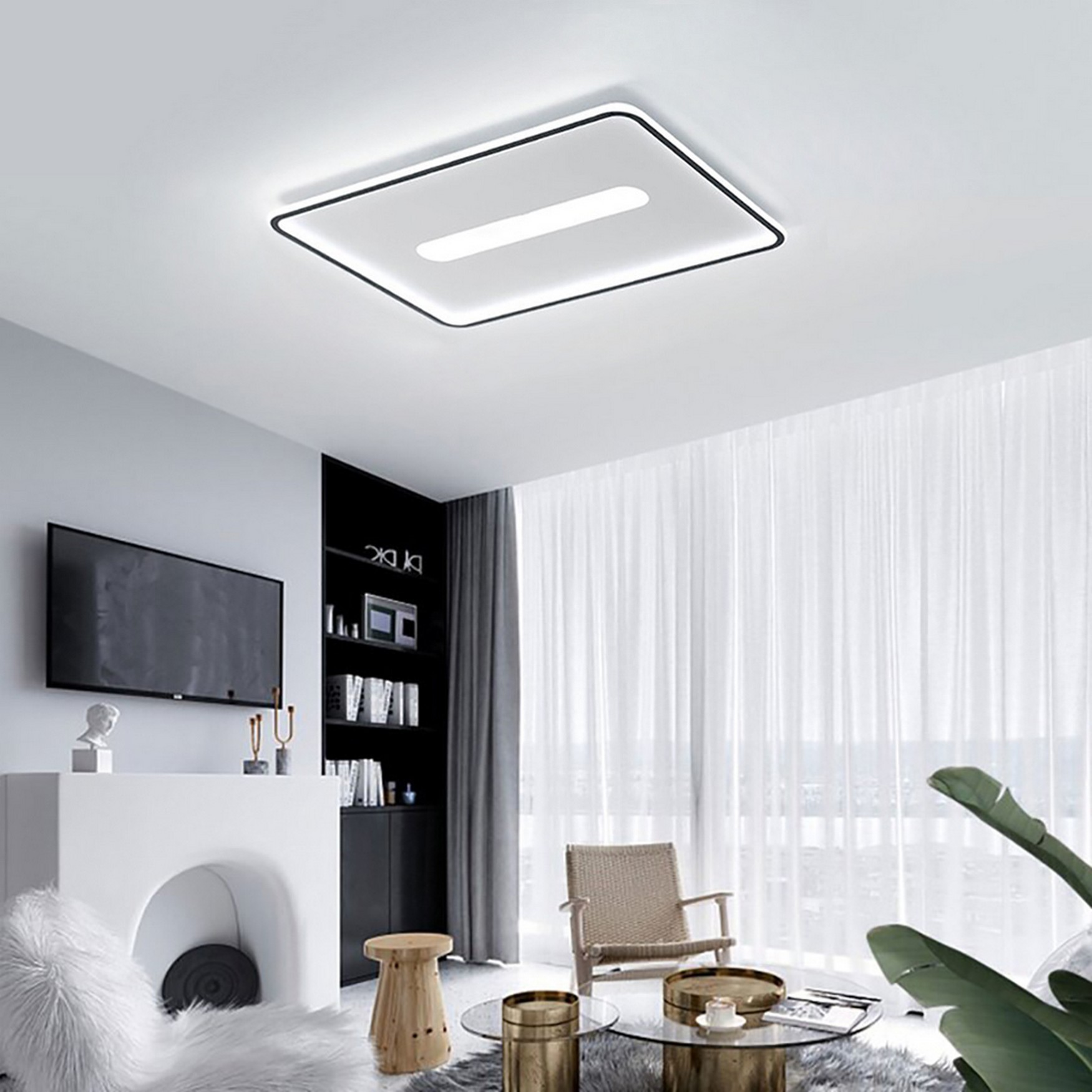 BASIS LED Ceiling Light TRA54113L 60*40cm 