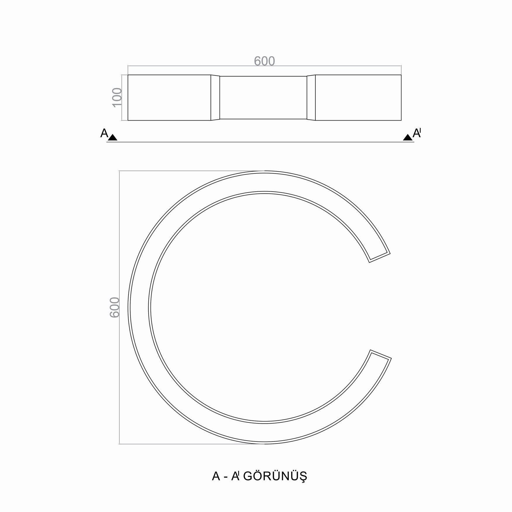 Led Avize Plafonyer C TIEN TR2A059A Ø60cm