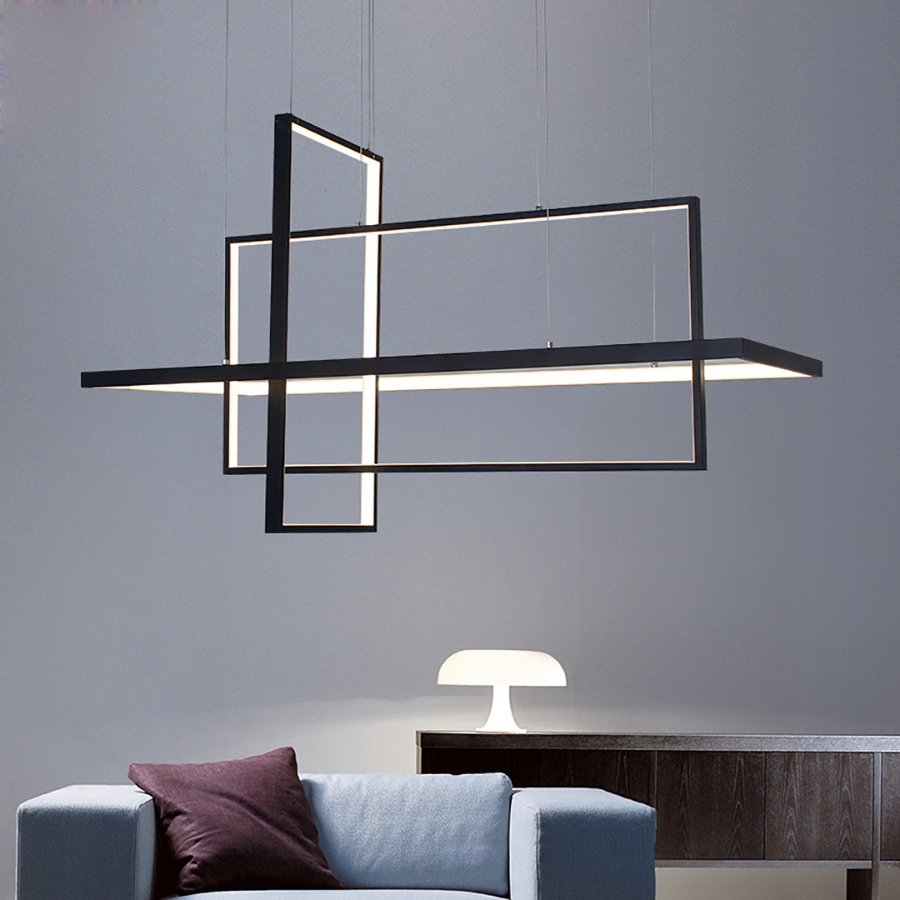 LUXKARE LED Pendant Light TRA30072 80*50cm  