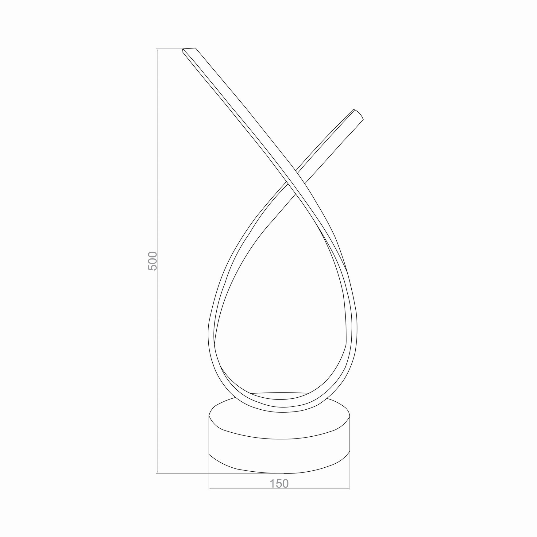 ALEV DANSI LED Table Lamp TRA20199 50cm 