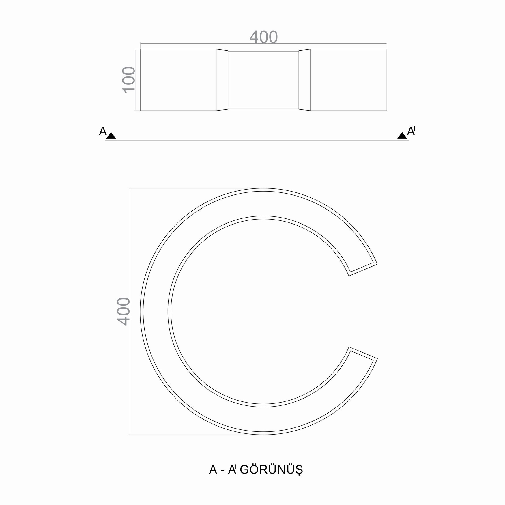 C TIEN LED Ceiling Light TRA31031A Ø40cm