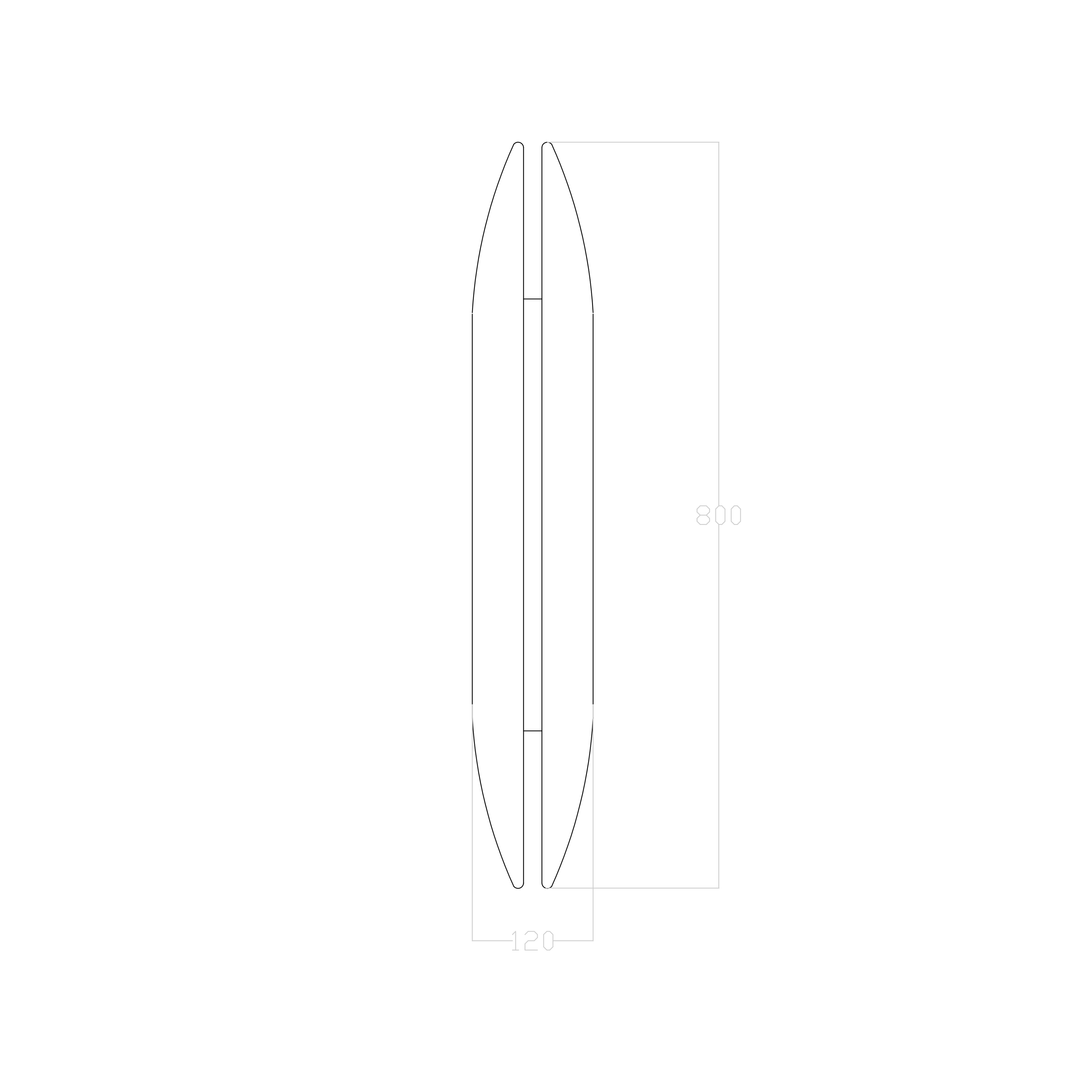 Led Aplik V STAR TR3A100 80*12cm
