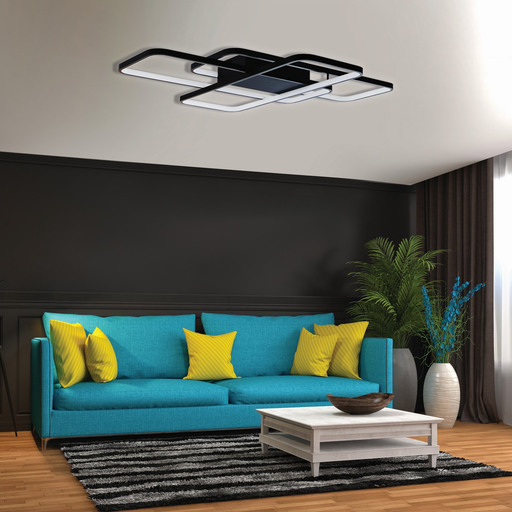 OVALKÖŞE ÜÇ4GEN LED Ceiling Light TRA30039 100*80cm 