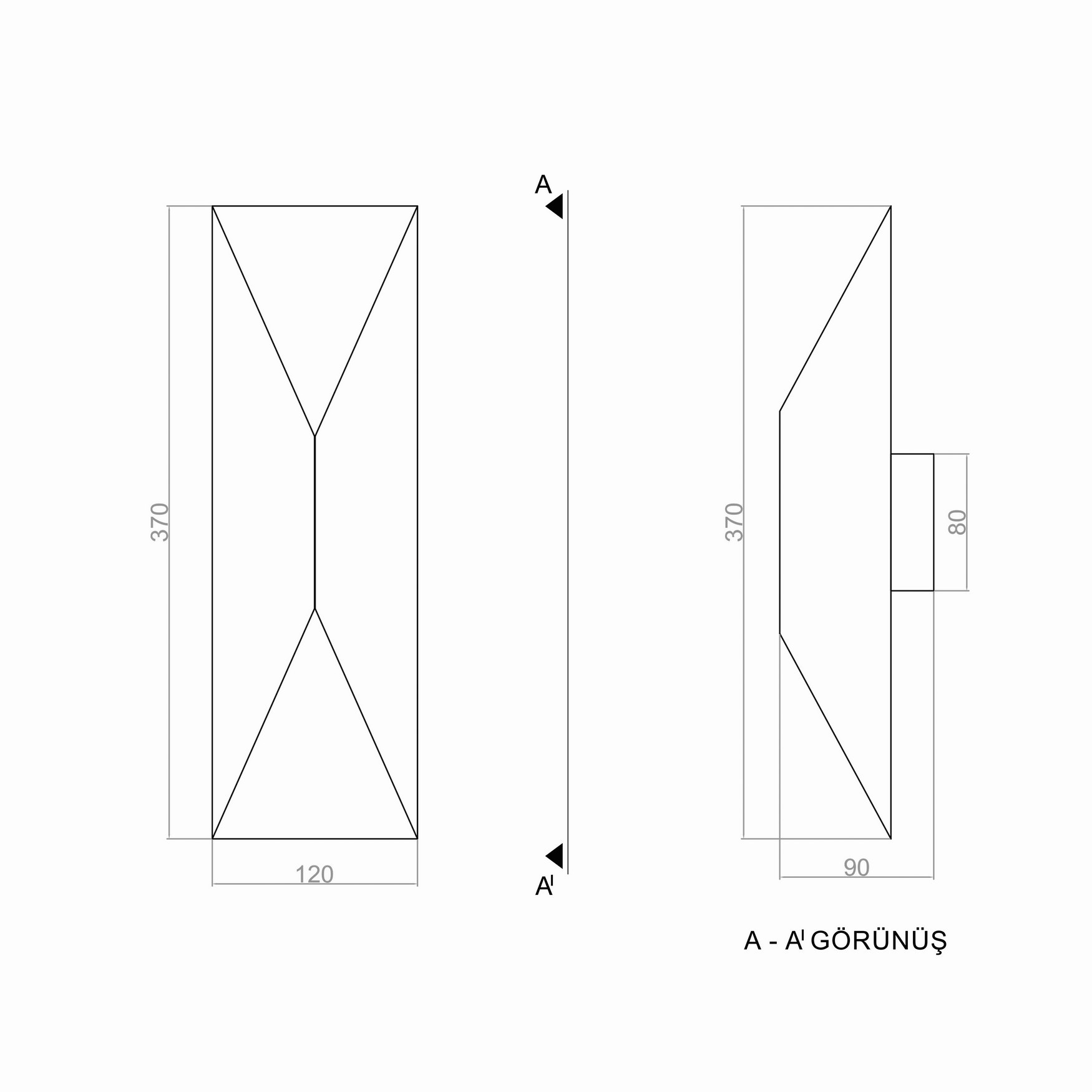 TUBO LED Wall Light TRA74111 37*12cm 