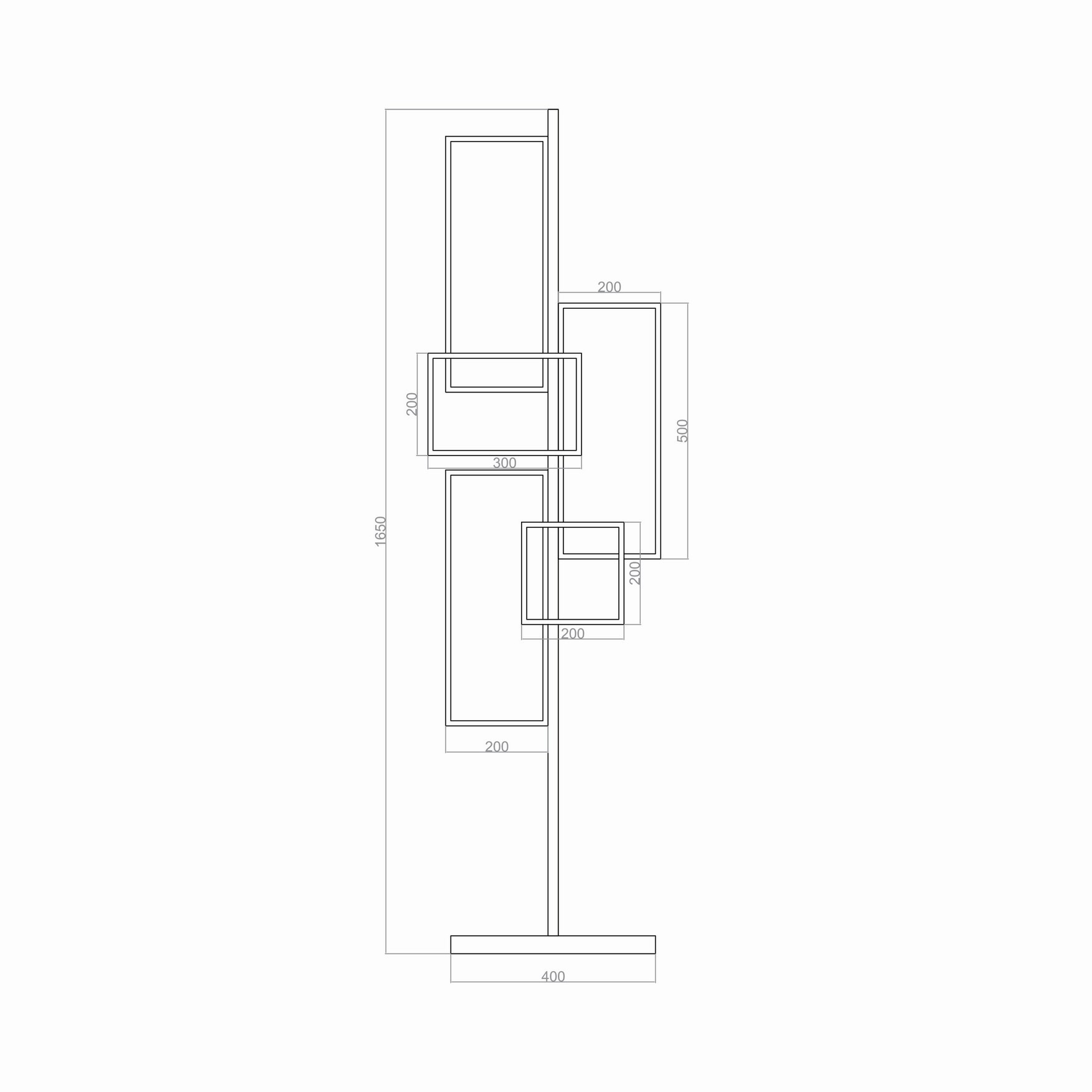 Led Lambader LUXGROUP TR4V001 PRO 165cm