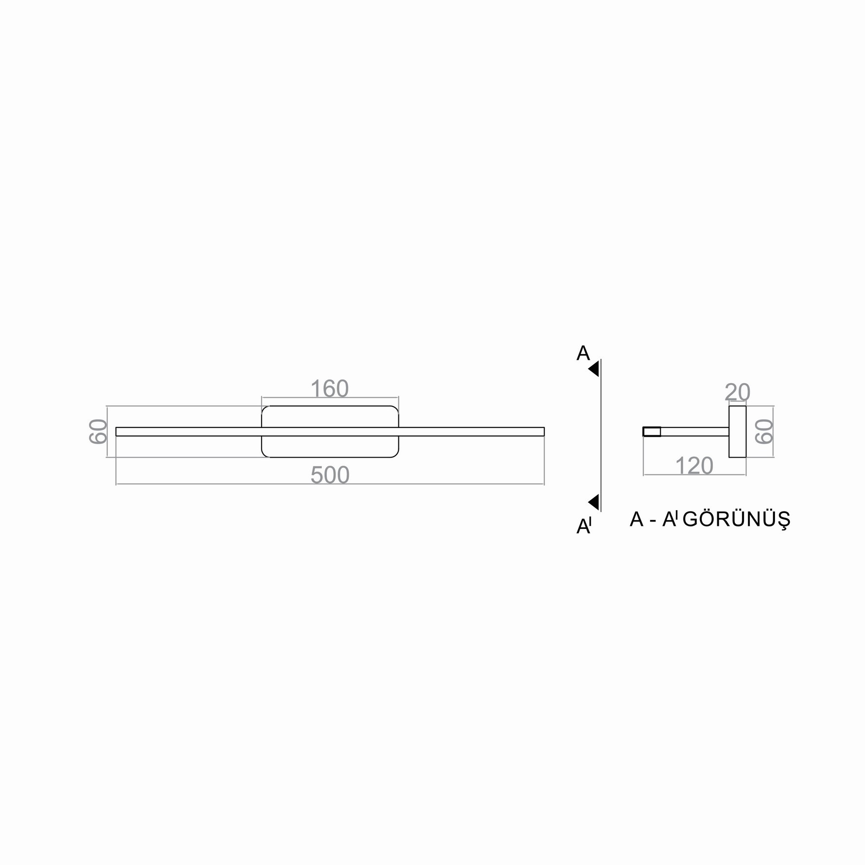 TAFEL LED Wall Light TRA74122 50cm 