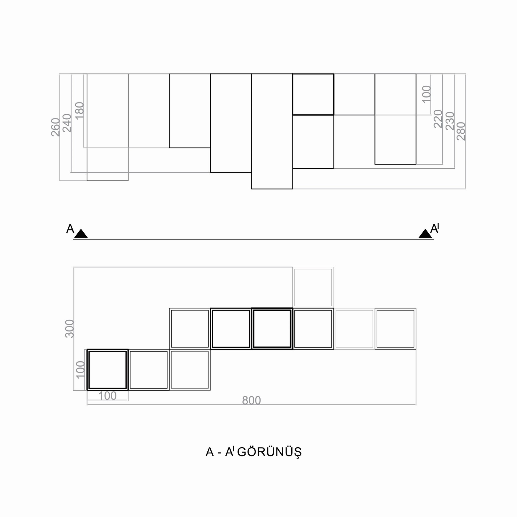 LUX LED Ceiling Light CUBE TRA84002 90*30cm 