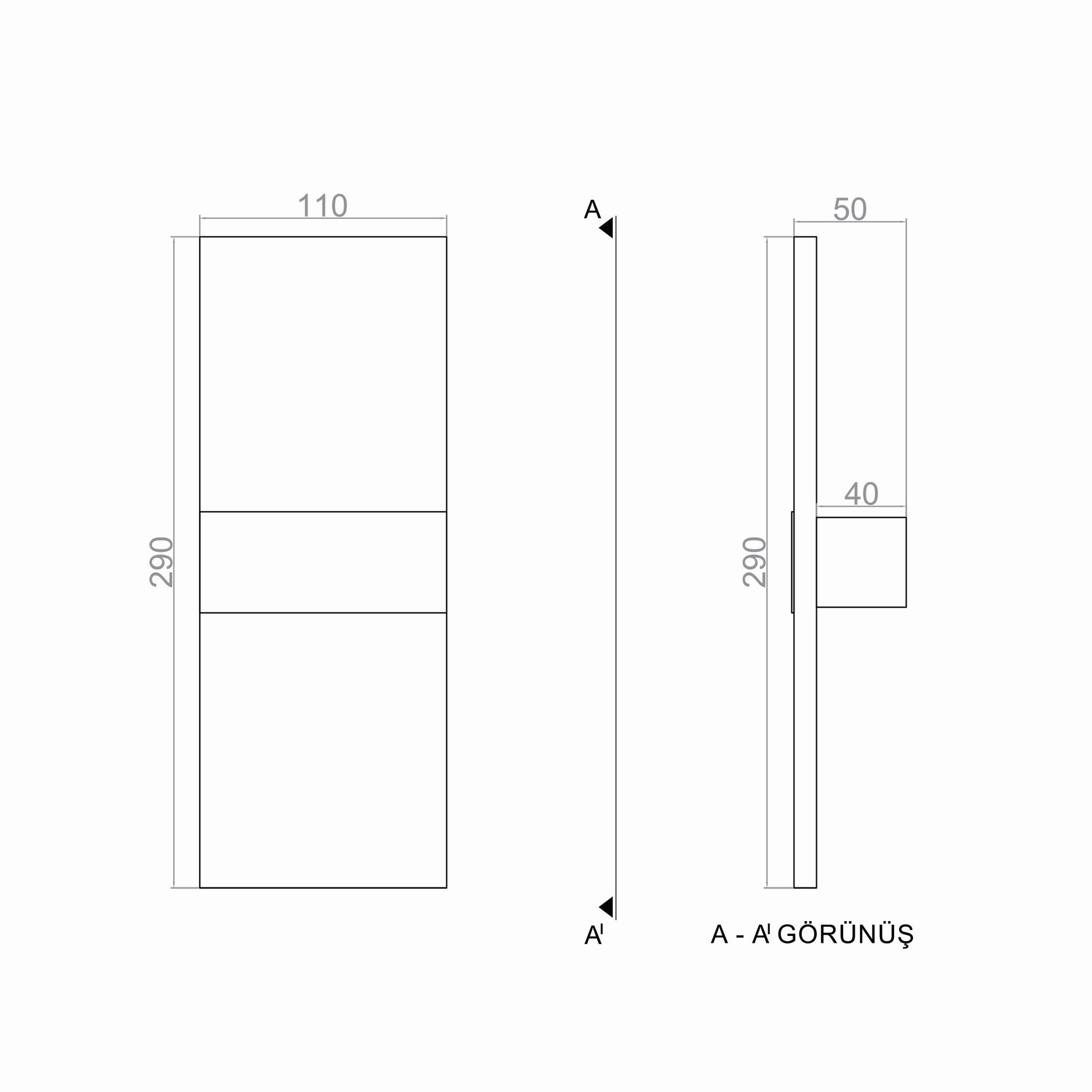 MUUR LED Wall Light TRA74134 29*11cm 