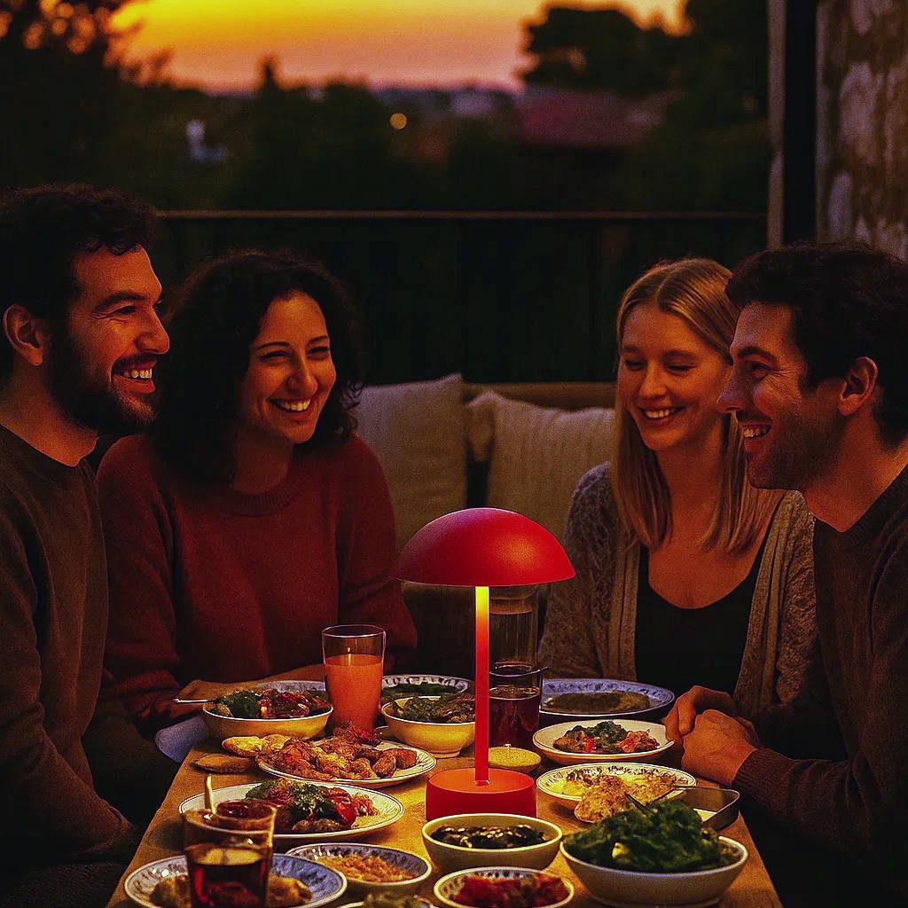 Led Şarjlı Masa Lambası MUSHROOM TR5A023 29cm