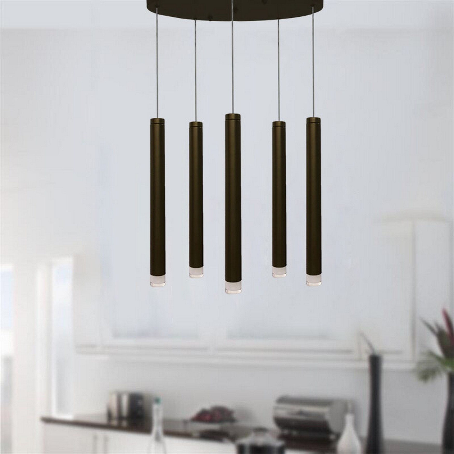 TRAY GRANDETUBO LED Pendant Light TRA83055Y 5*Ø40mm 