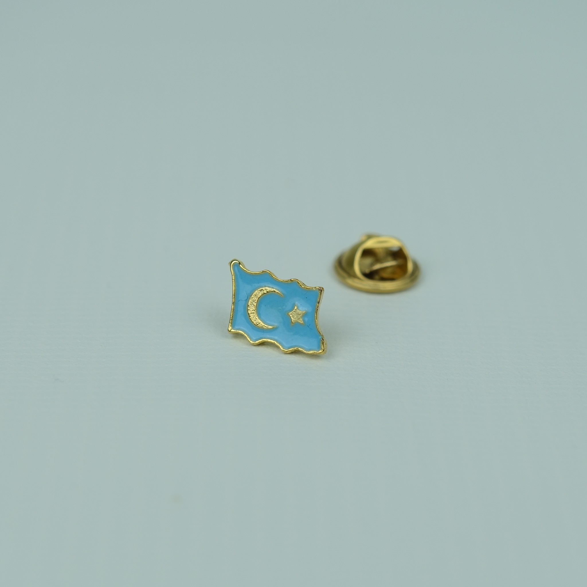 Doğu Türkistan Bayrağı Rozet