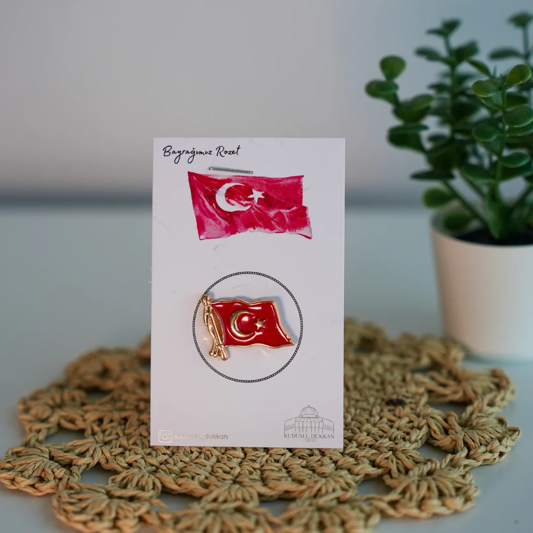 Türk Bayrağı Rozet