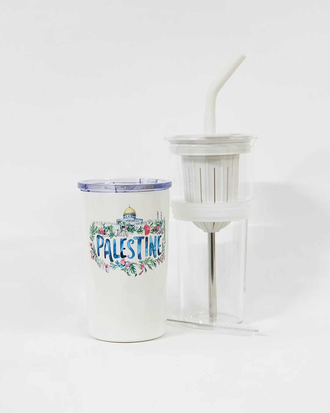 5'i 1 Yerde Mug/Termos - Beyaz