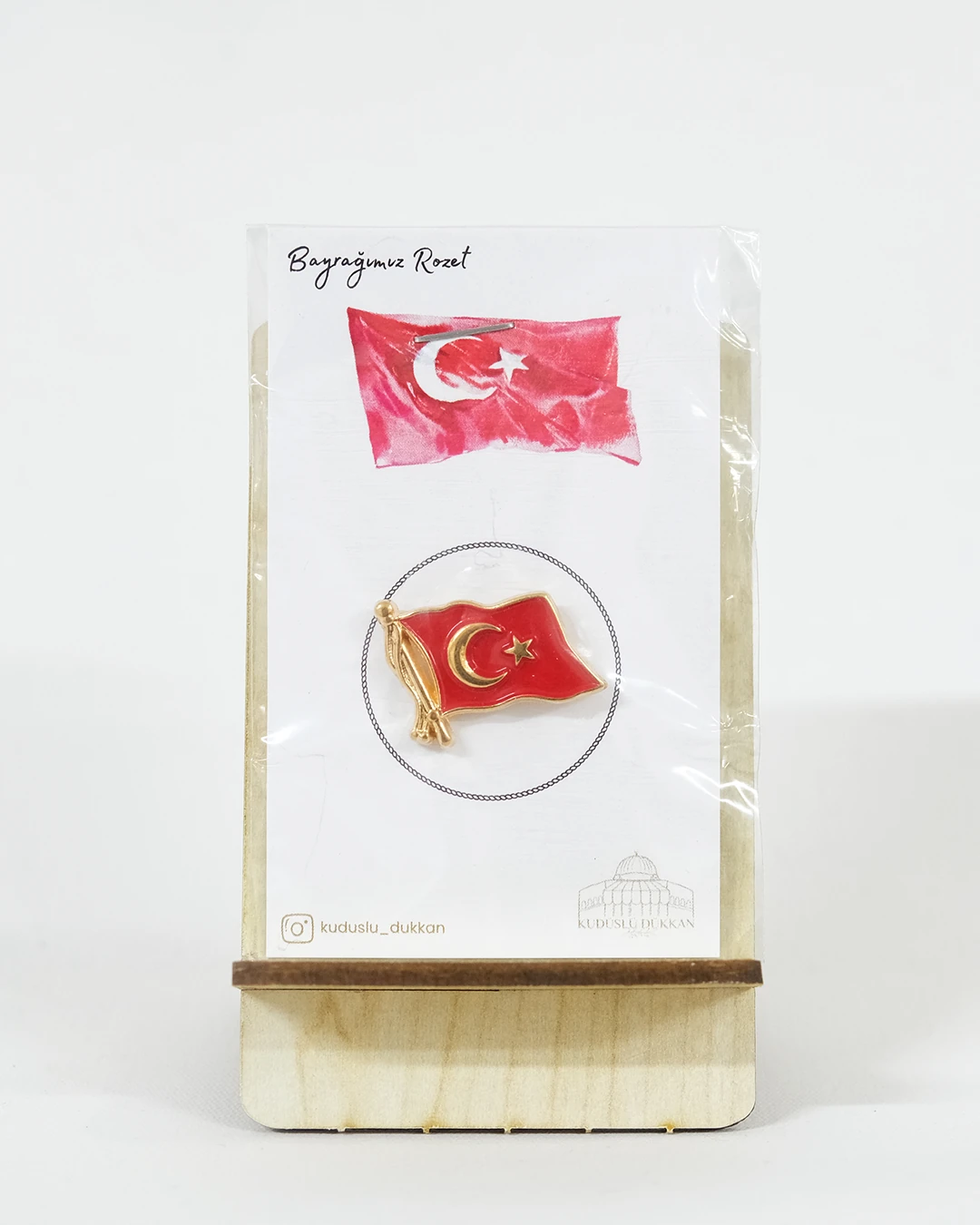 Türk Bayrağı Rozet