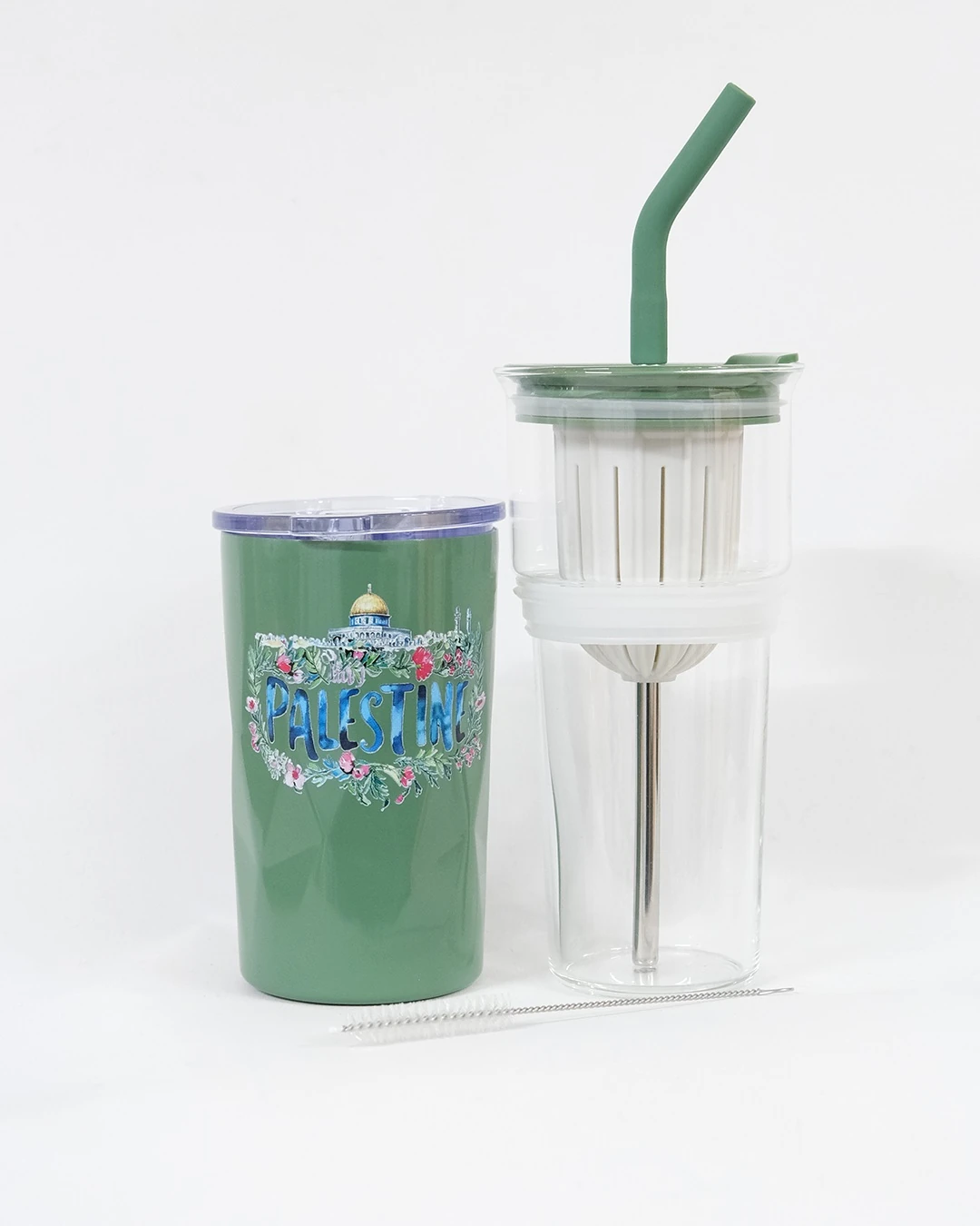 5'i 1 Yerde Mug/Termos - Yeşil