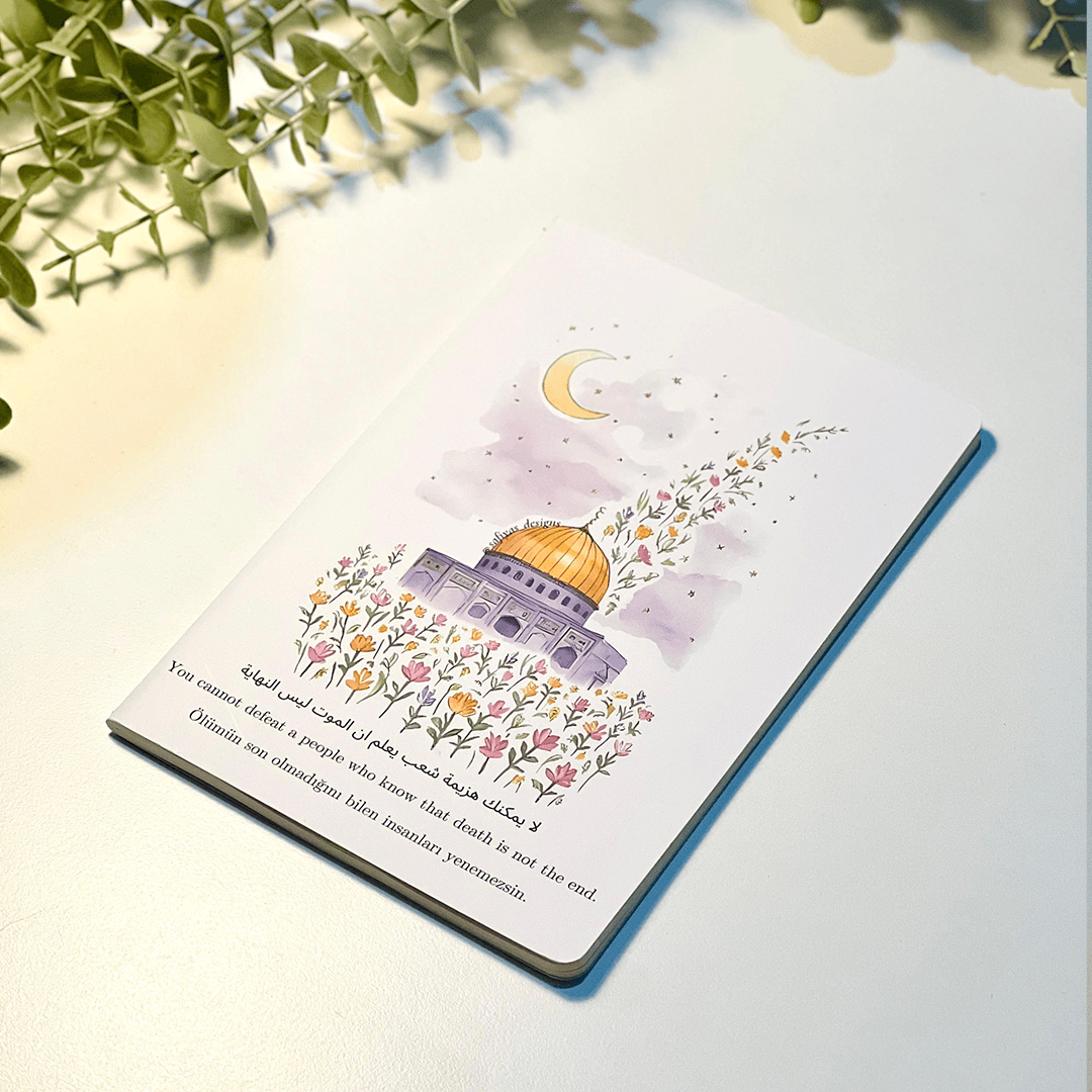 Çiçekli Aksa Mini Defter 