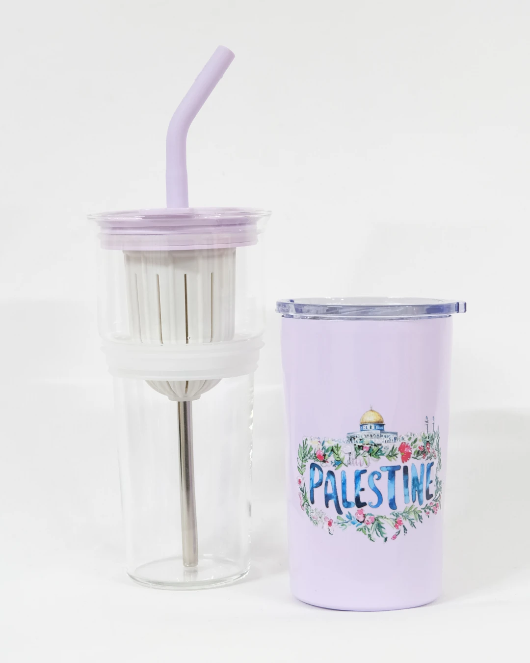 5'i 1 Yerde Mug/Termos - Lila