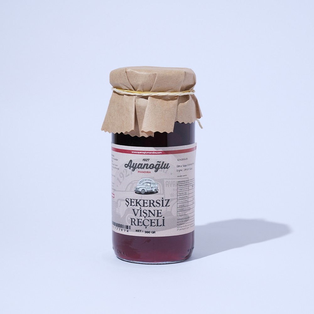 Şekersiz Vişne Reçeli 300 Gr