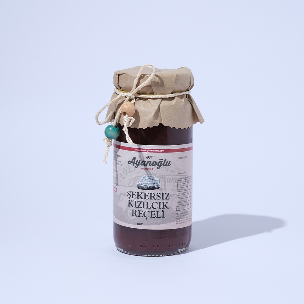 Şekersiz Kızılcık Marmelatı 300 Gr