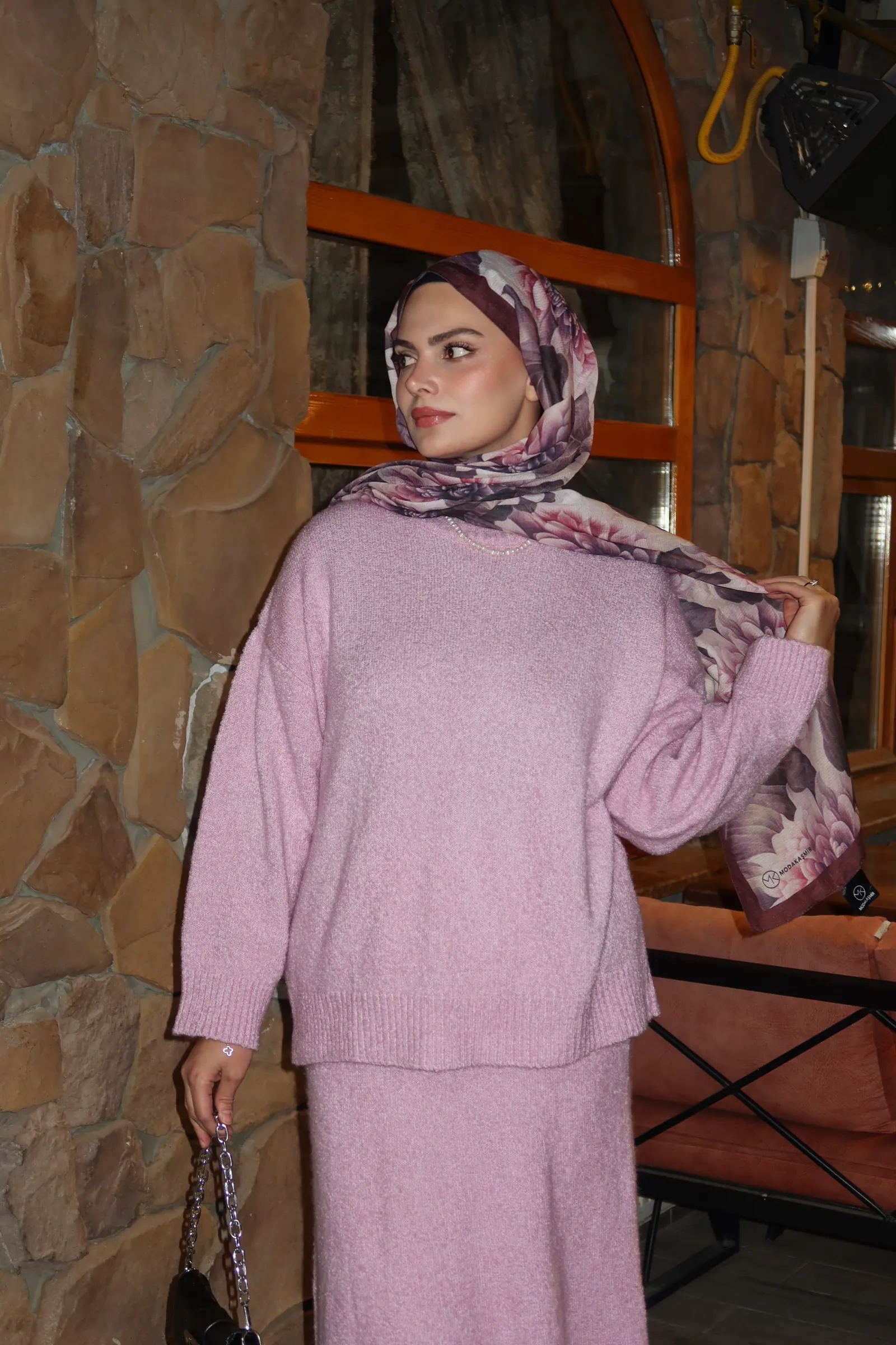 Sindi Etekli Takım - PUDRA PEMBE