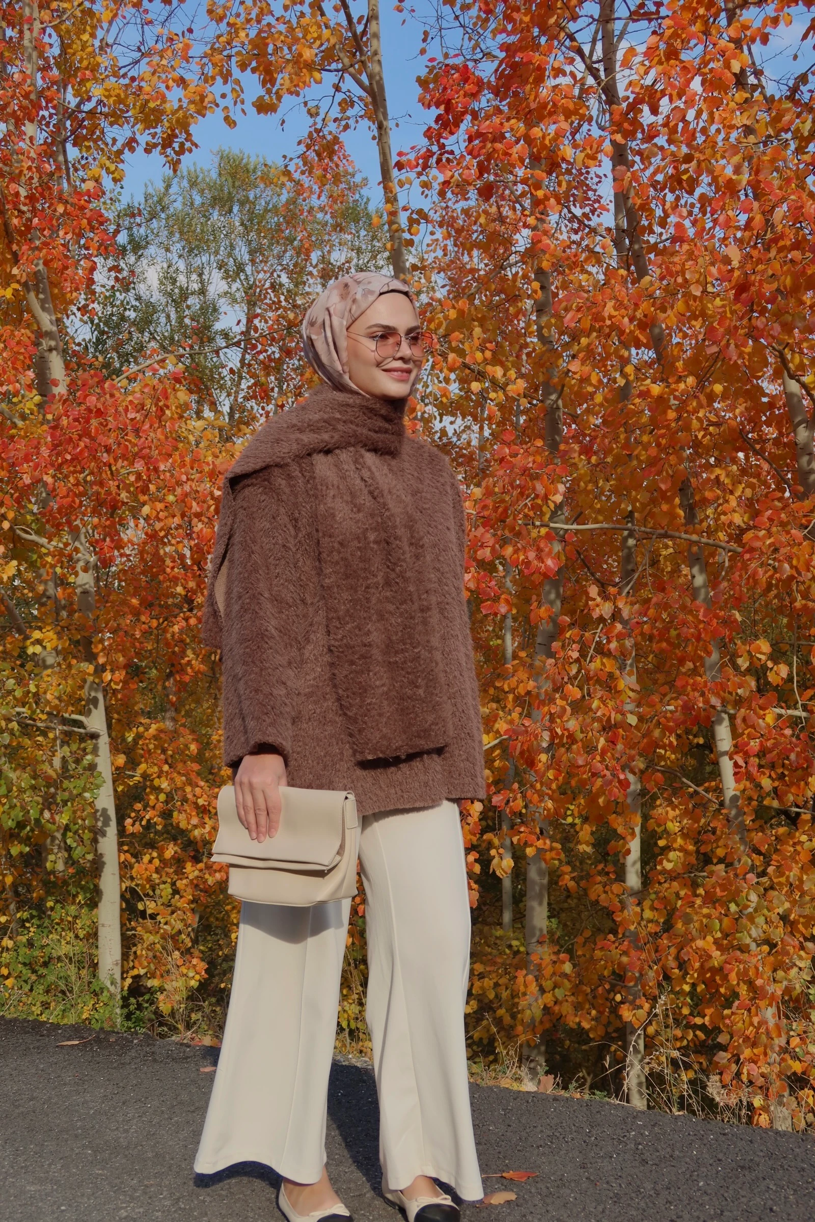 Atkılı Pinterest Ceket - KAHVE