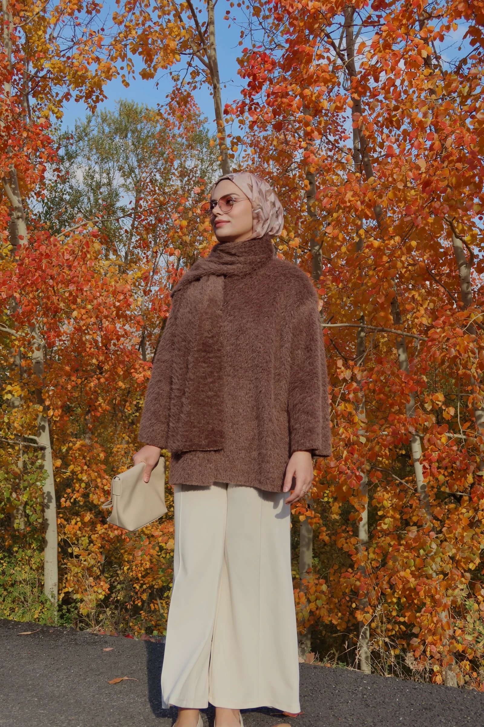 Atkılı Pinterest Ceket - KAHVE