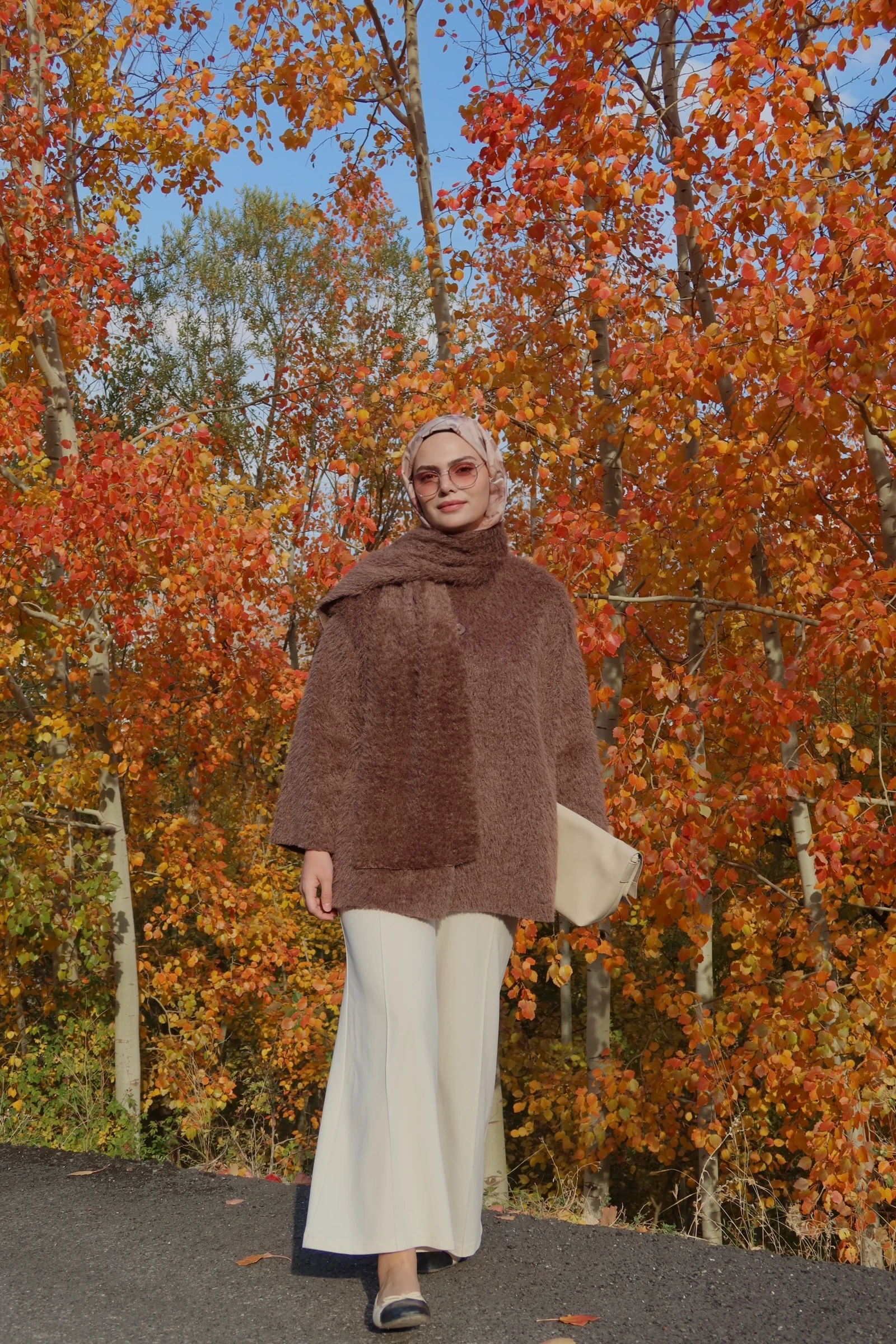 Atkılı Pinterest Ceket - KAHVE