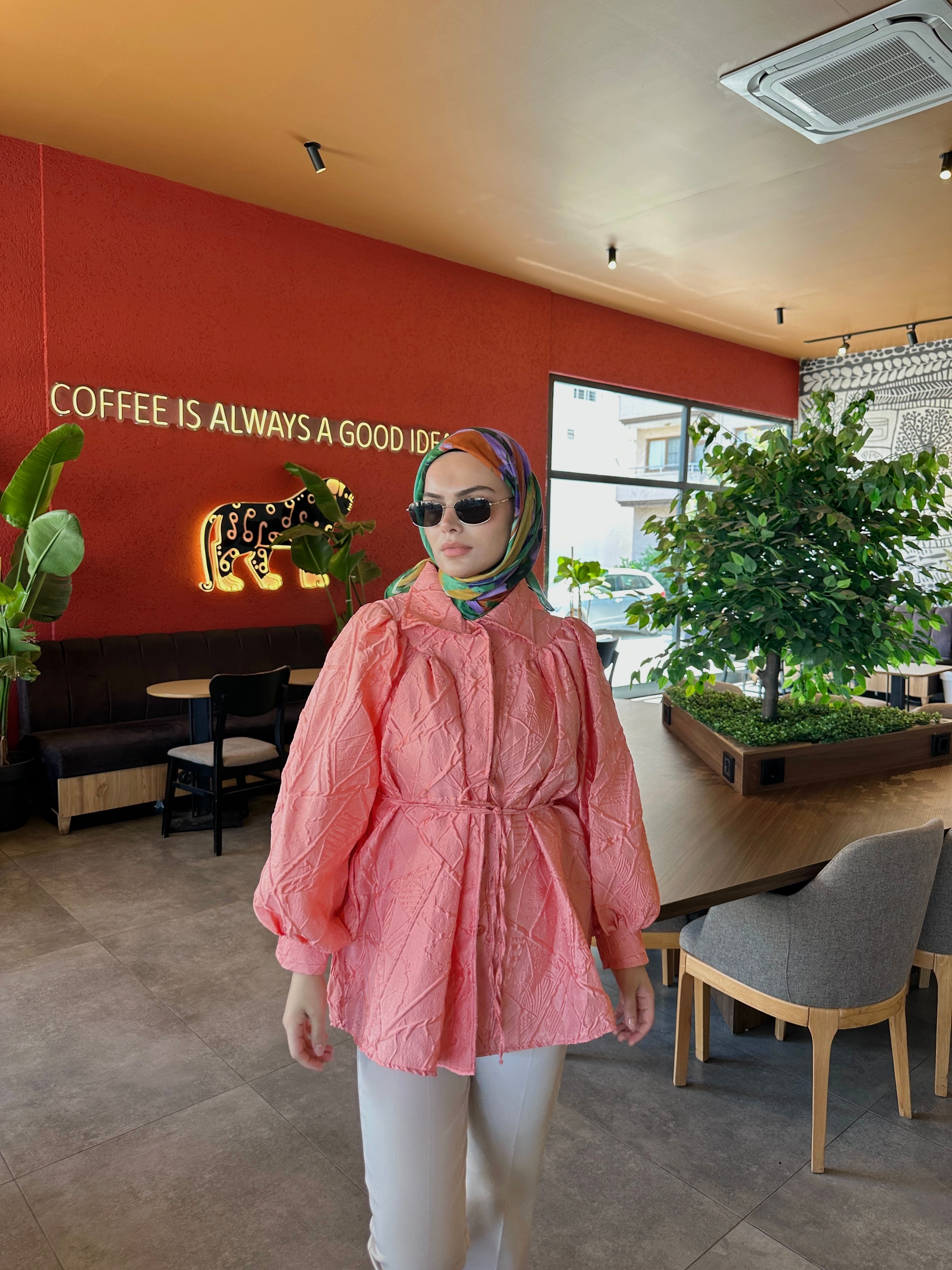 Lime Ceket - PEMBE