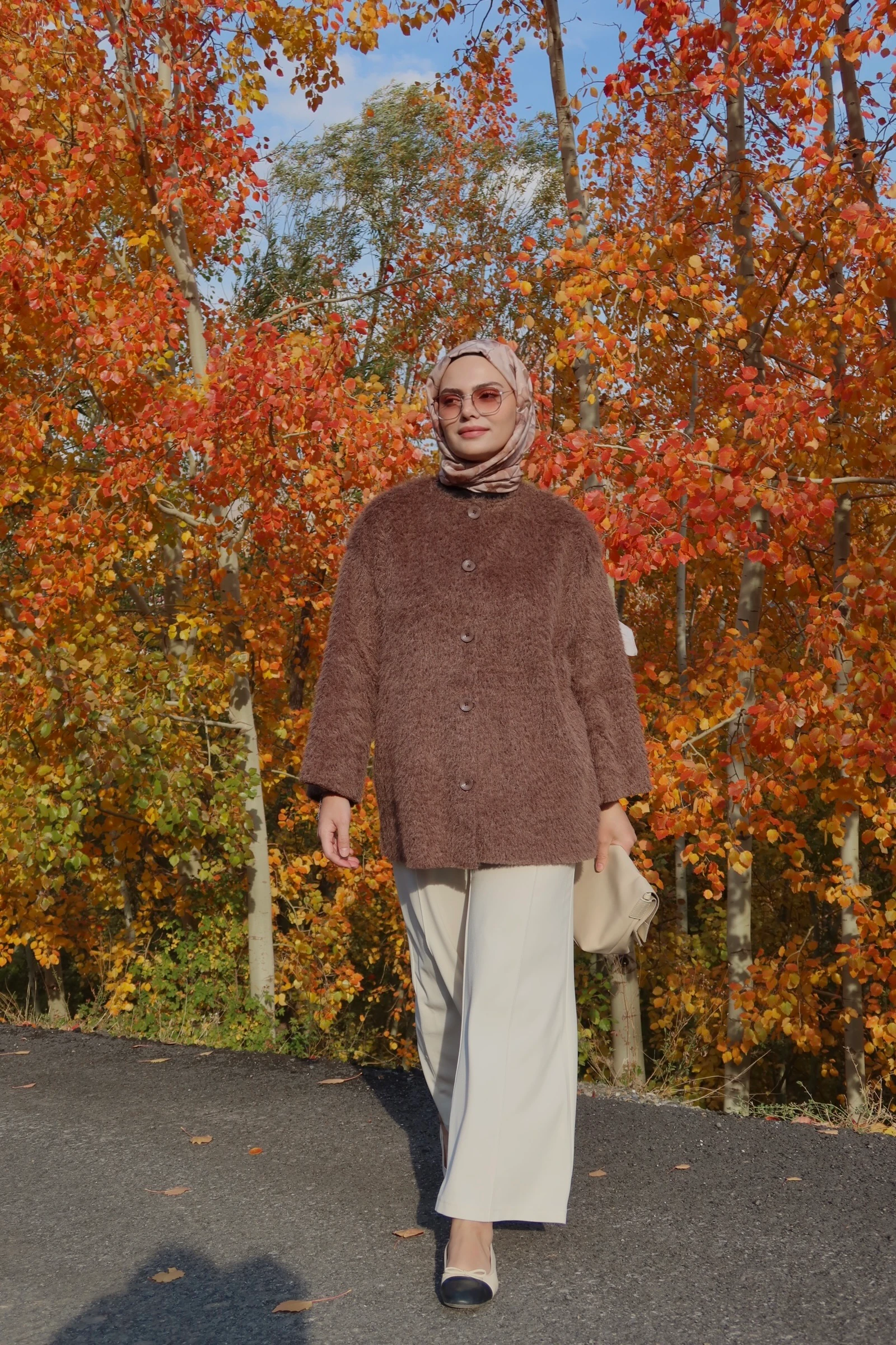 Atkılı Pinterest Ceket - KAHVE