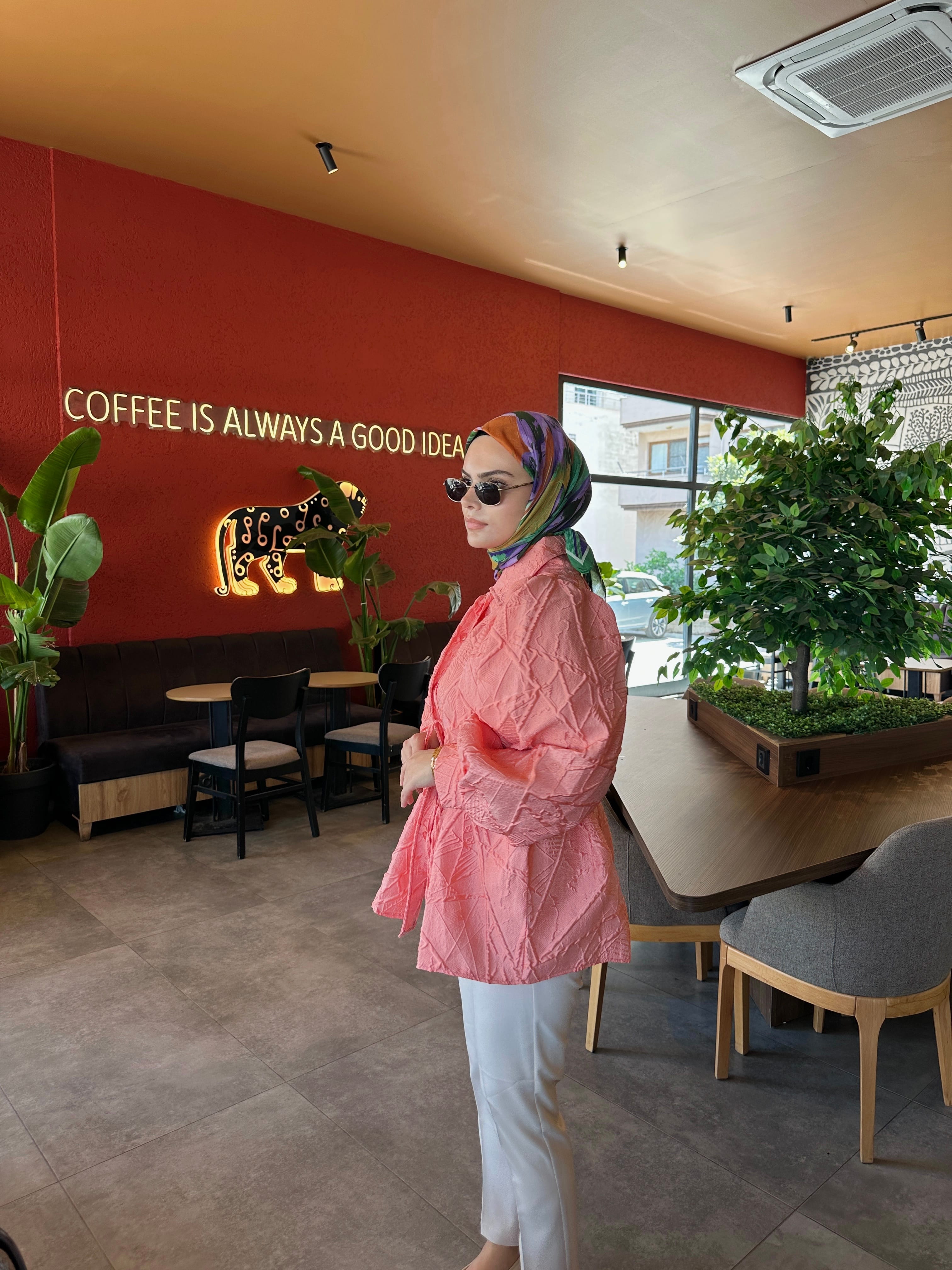Lime Ceket - PEMBE