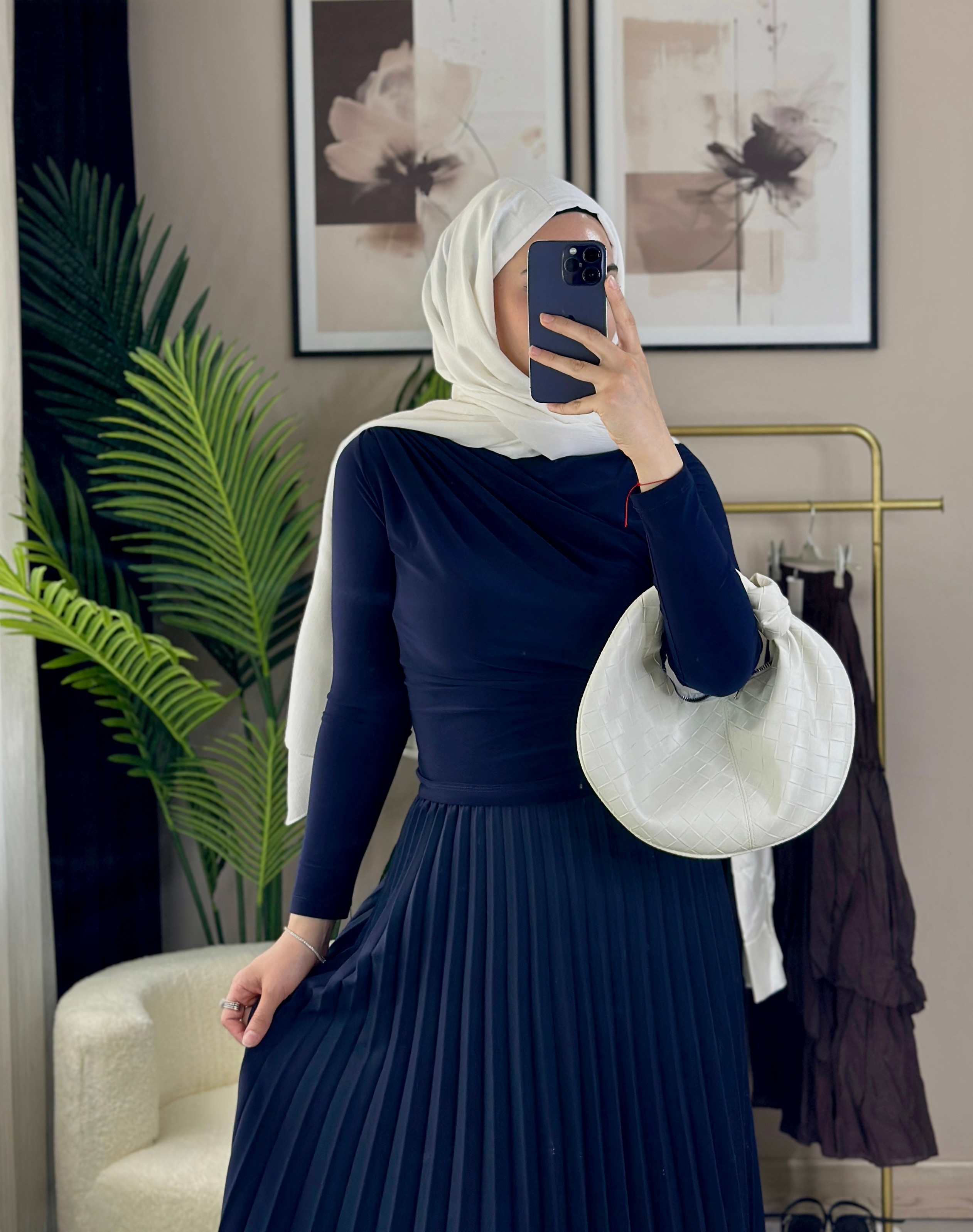 Zara Blüz - LACİVERT