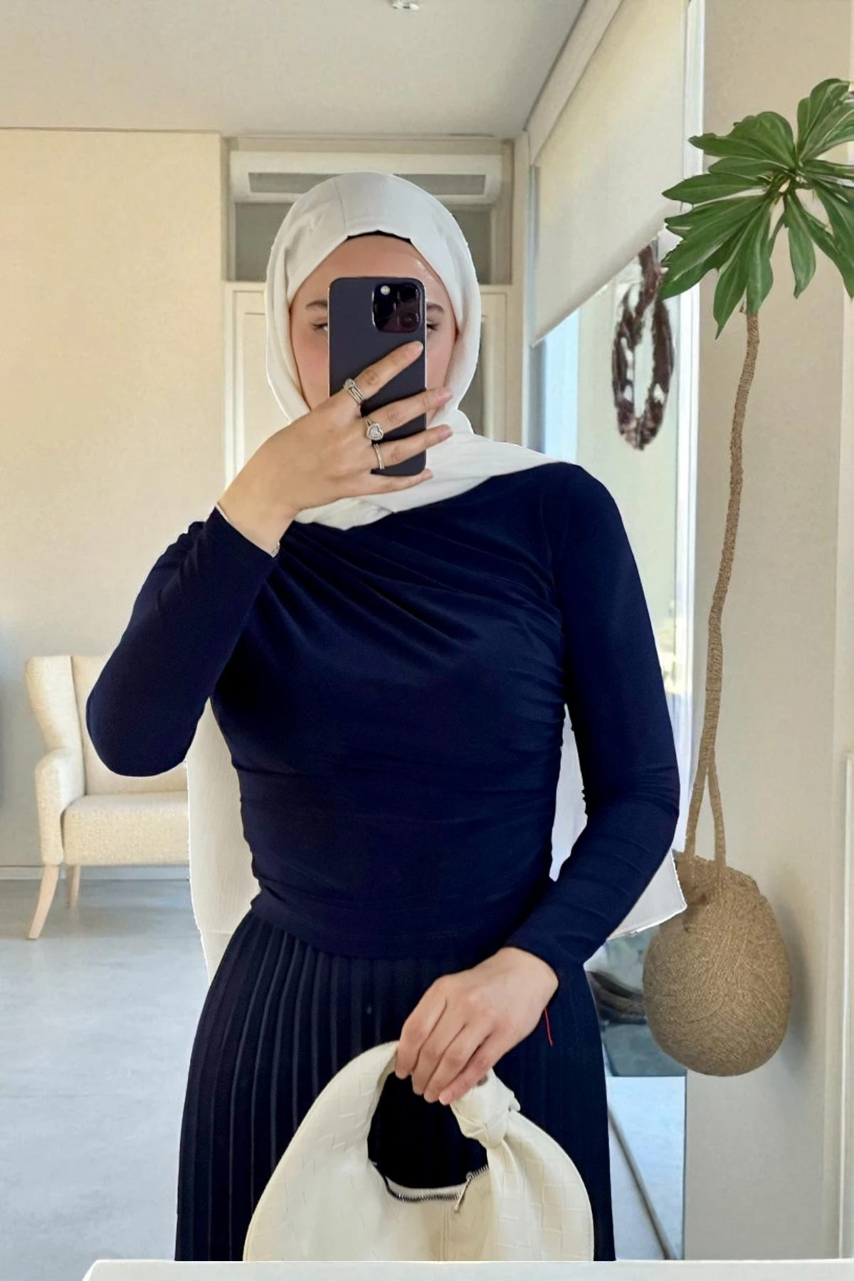 Zara Blüz - LACİVERT