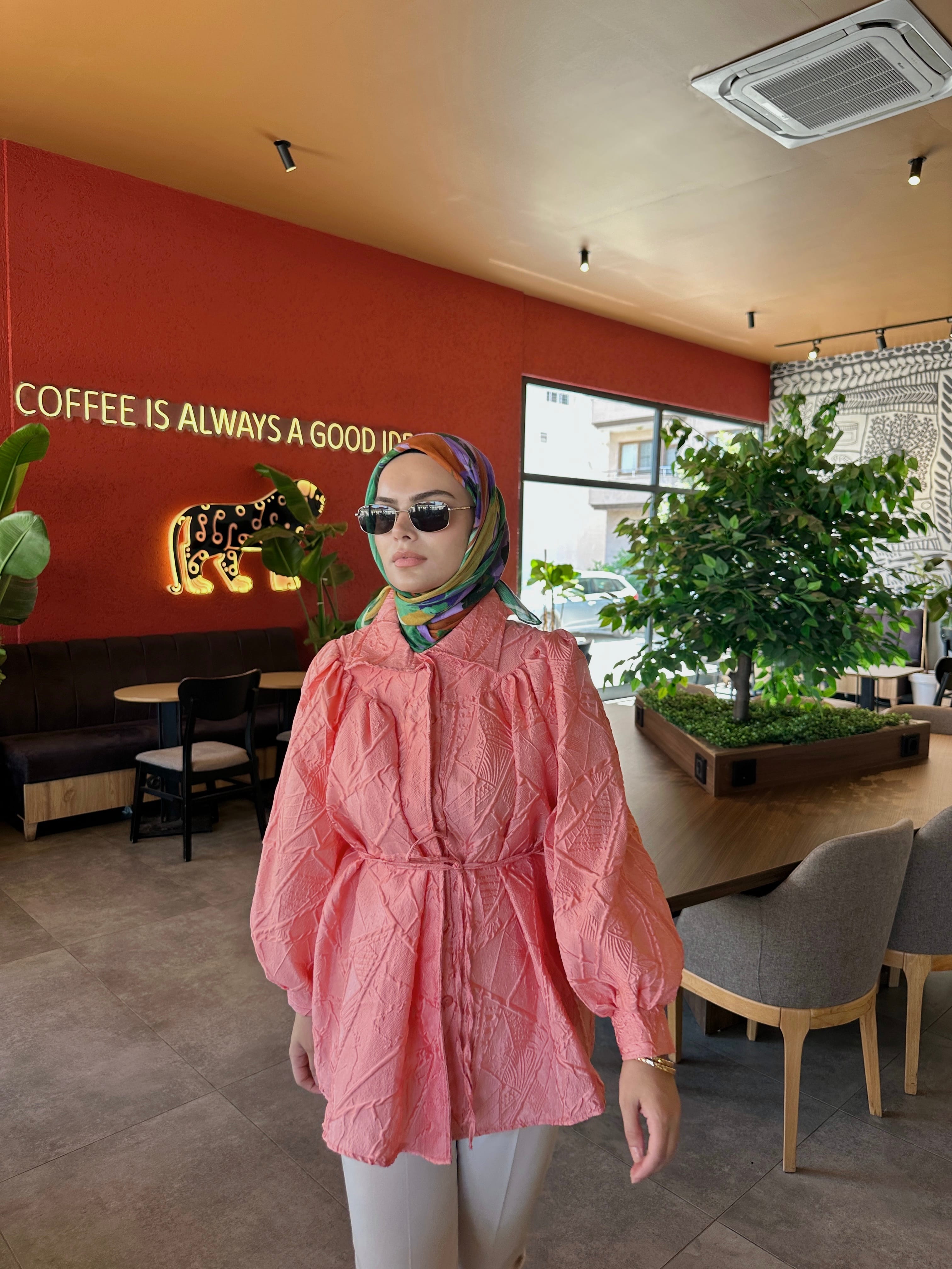 Lime Ceket - PEMBE