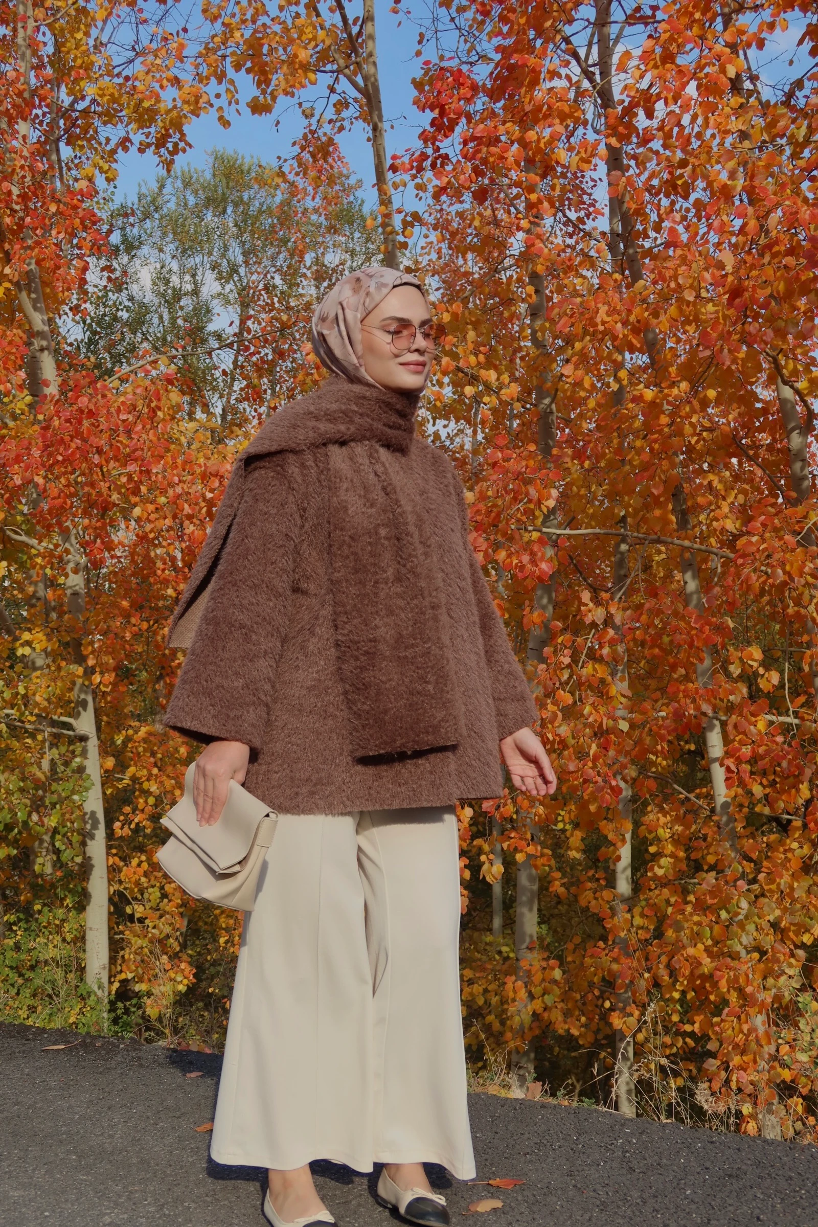 Atkılı Pinterest Ceket - KAHVE