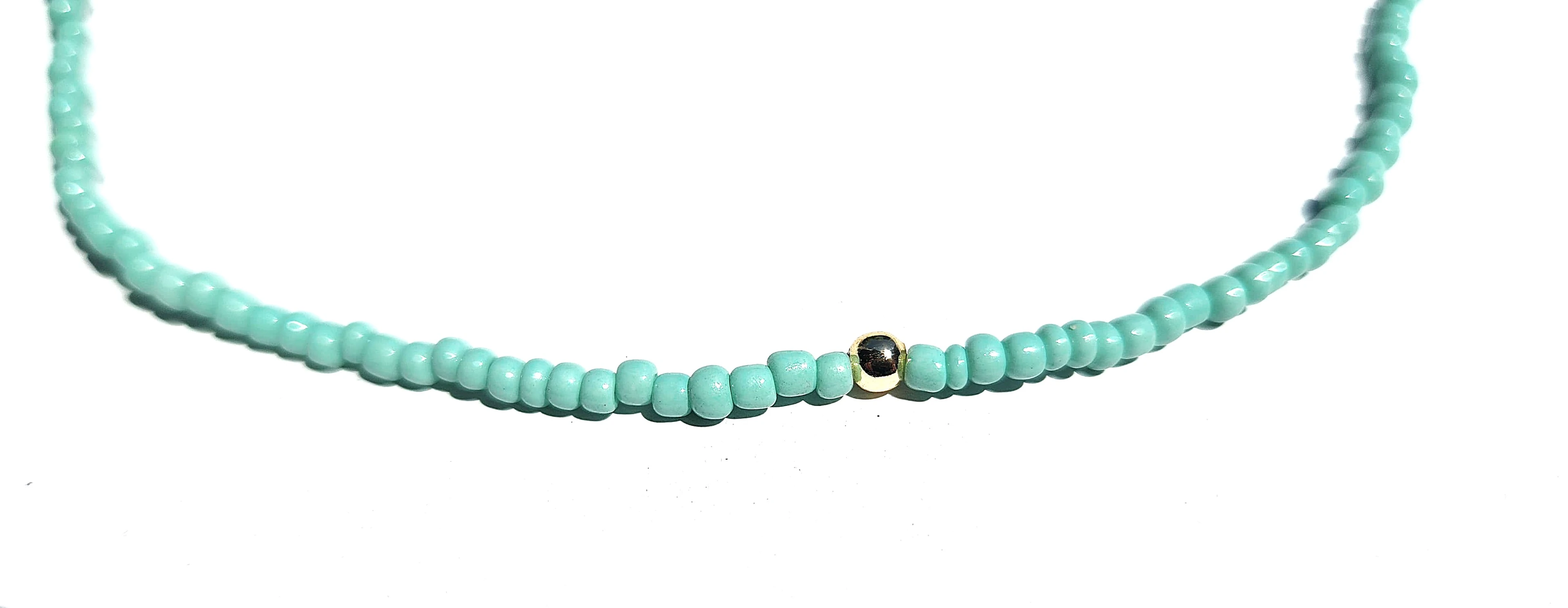 Aqua Calm – Minimalist Turkuaz Tasarım Kolye